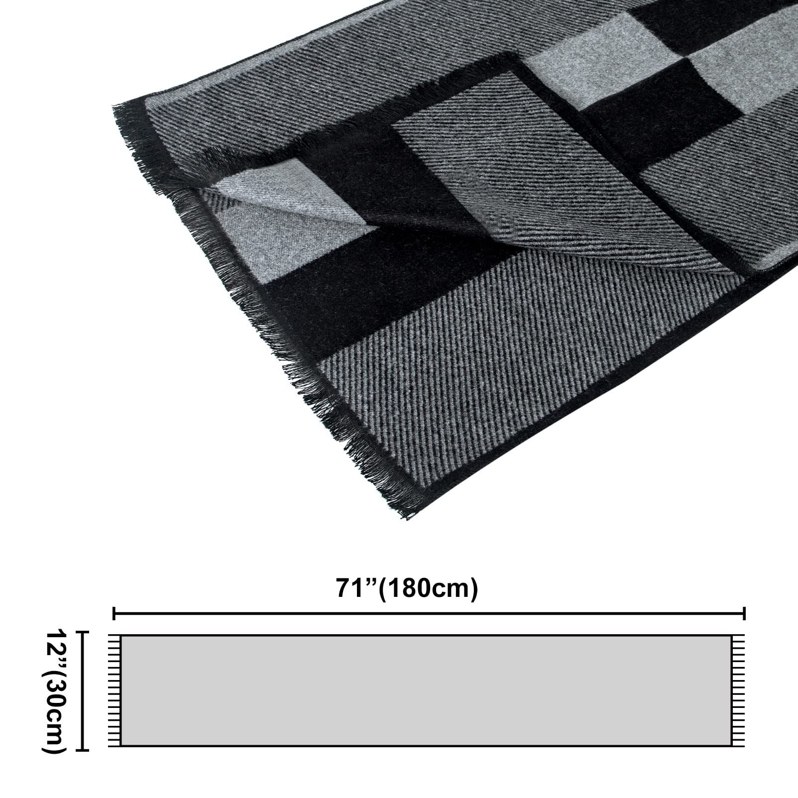 Bextsrack Modeschal Herren Schal Winter Warm Dicker Klassisch Herrenschal 1 günstig online kaufen