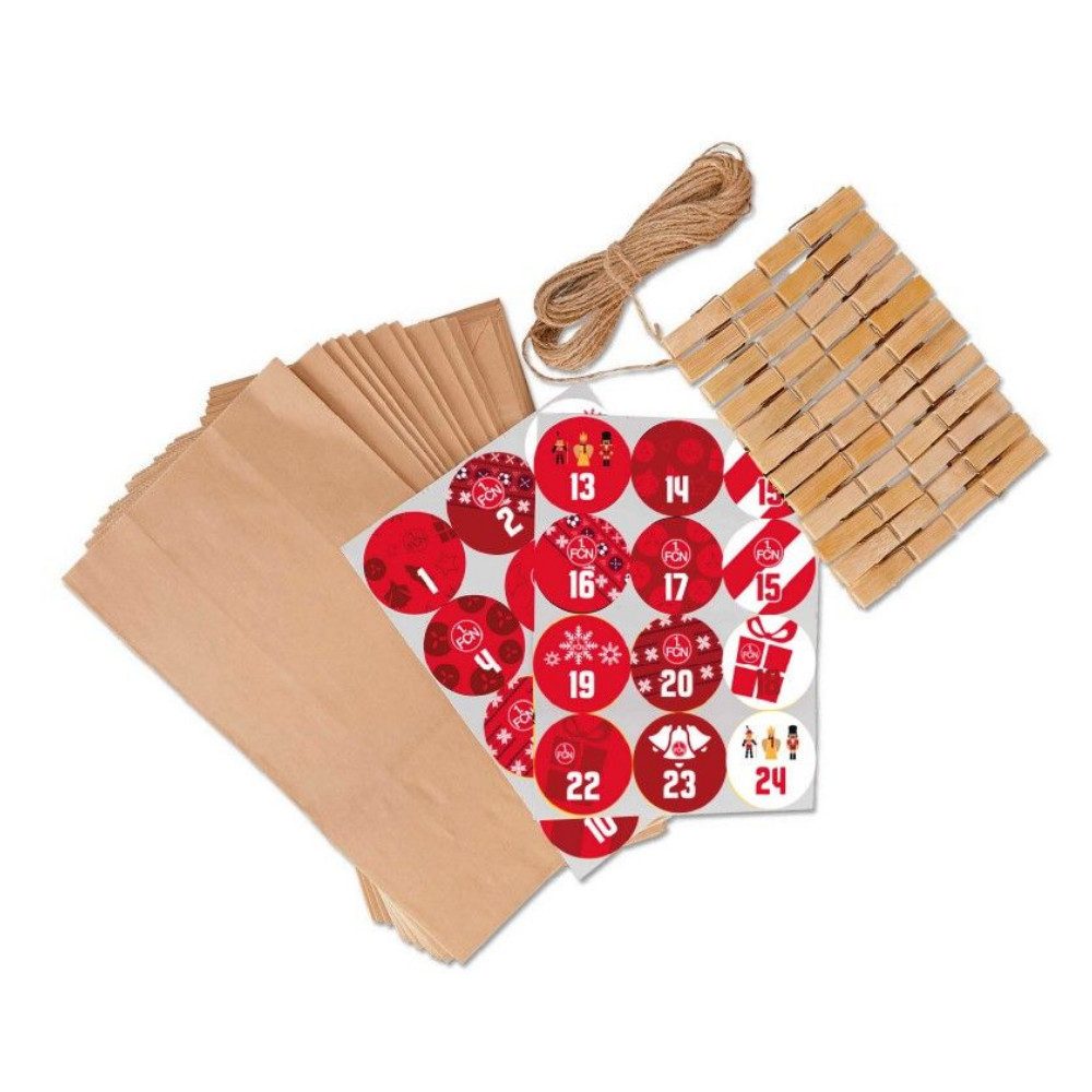 VertriebsArena GmbH Christbaumschmuck 1. FC Nürnberg Adventskalender Tüten leer