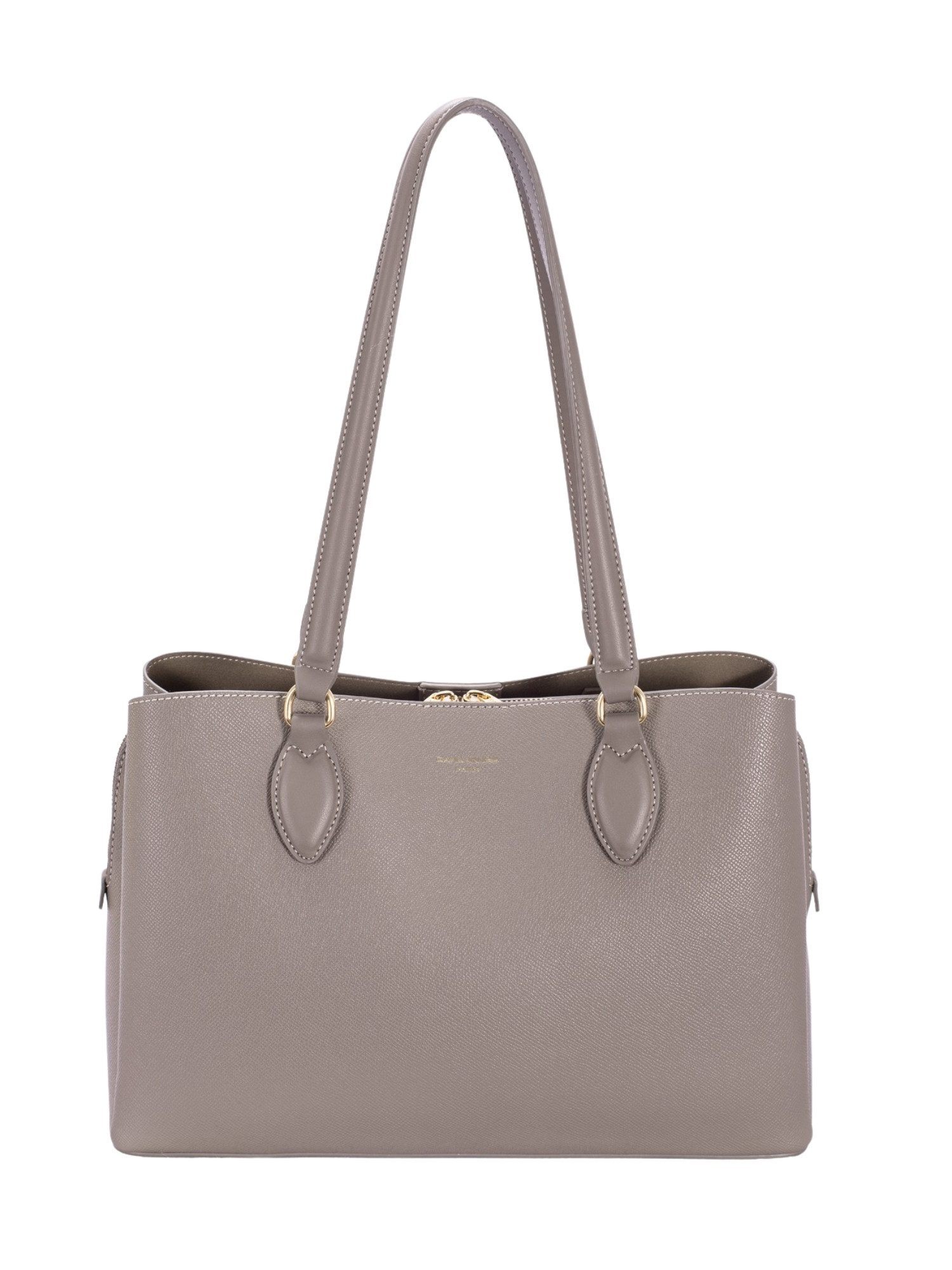 David Jones Schultertasche David Jones Signature Executive Tote, Großes Fassungsvermögen, formstabil, hochwertige Kunstleder-Optik.