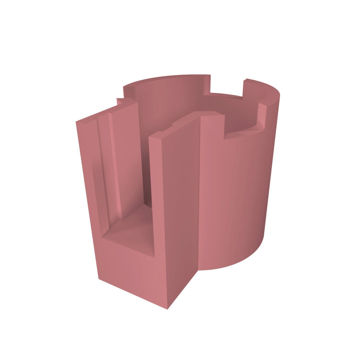 fossi3D Tamperstation Tamperstation kompatibel für Sage Barista Pro Siebträger Stand Halte Pink