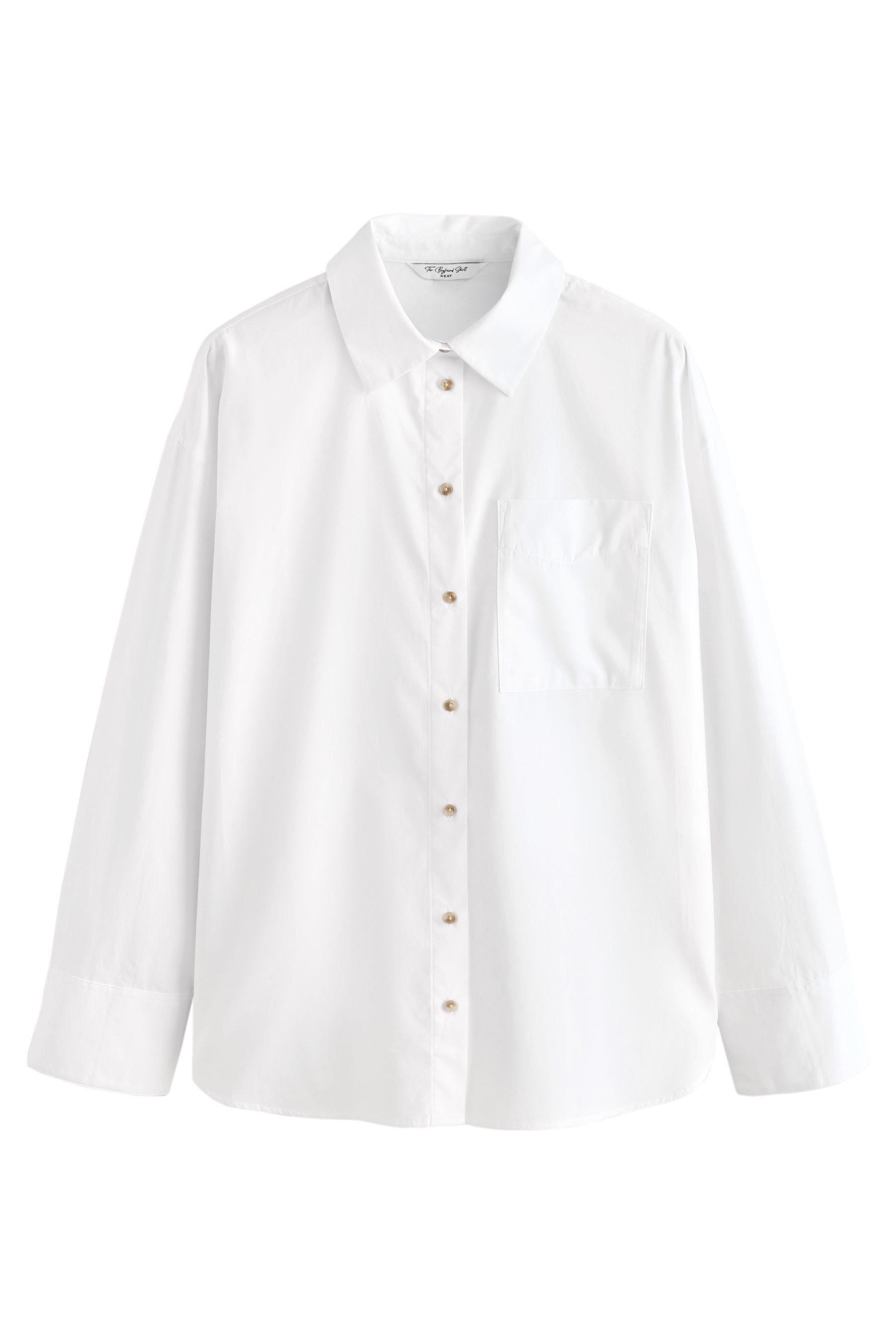 Next Langarmhemd Oversized Langärmeliges Boyfriend-Hemd (1-tlg) günstig online kaufen