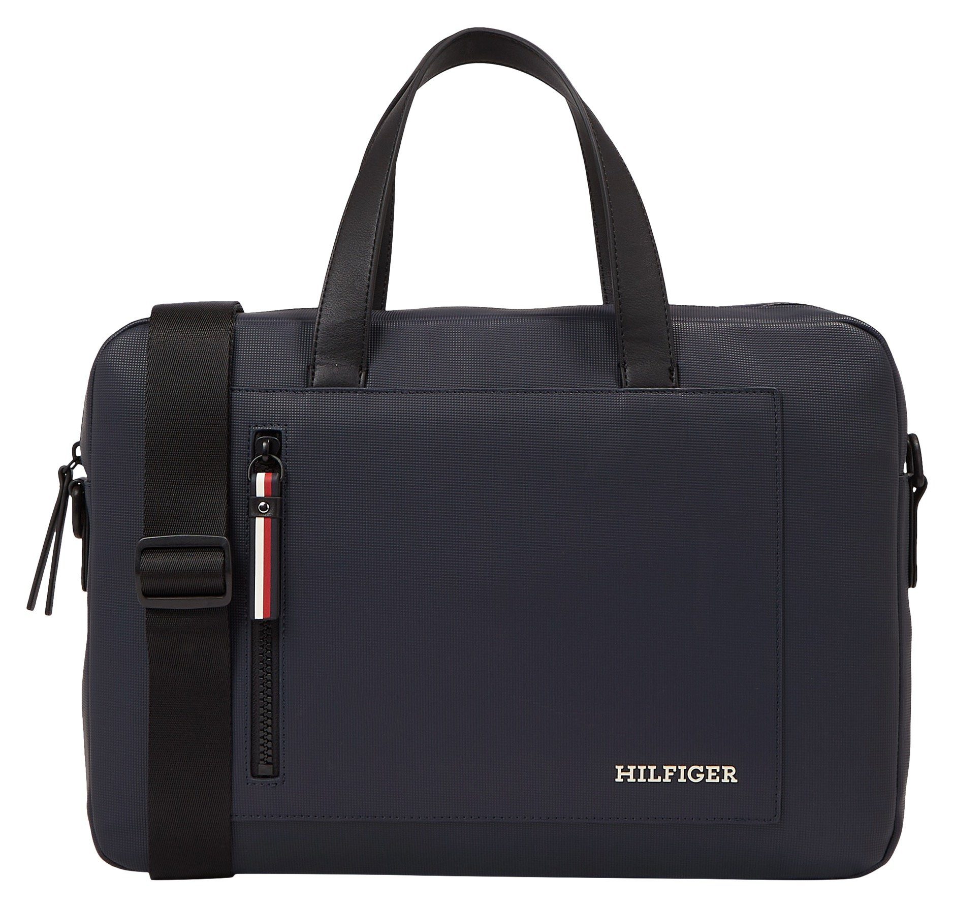 Tommy Hilfiger Messenger Bag TH PIQUE SLIM COMPUTER BAG, Laptop-Tasche Notebook-Tasche