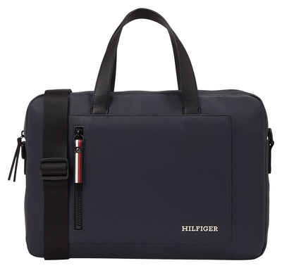 Tommy Hilfiger Messenger Bag TH PIQUE SLIM COMPUTER BAG, im dezenten Design