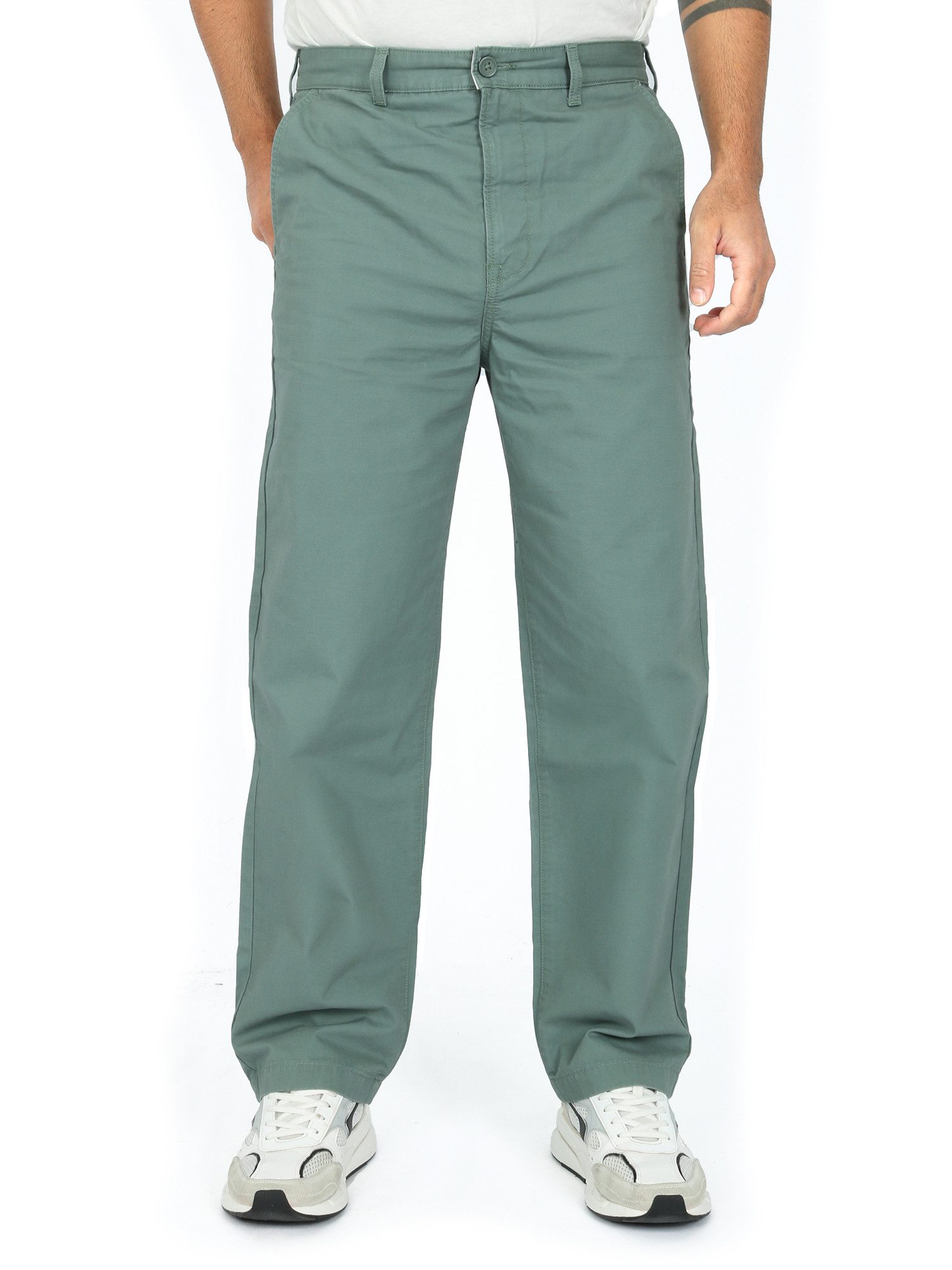 Lee® Chinohose Relaxed Hose Olivgrün - Relaxed Chino - Länge:32 günstig online kaufen