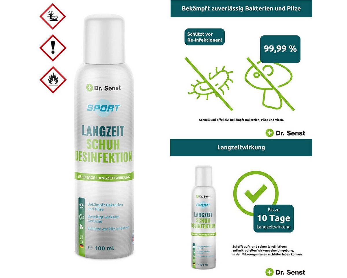 Dr. Senst Dr. Senst® Langzeit Schuh Desinfektion Spray 100 ml Schuh-Pflegeschaum