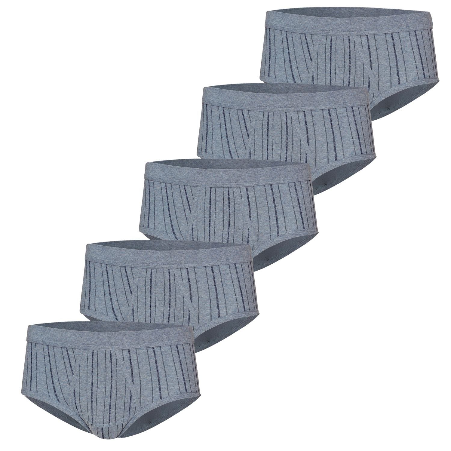 ESGE - Die Wäsche-Macher Slip (5-St) ESGE Herren Slips Feinripp im 5er Pack