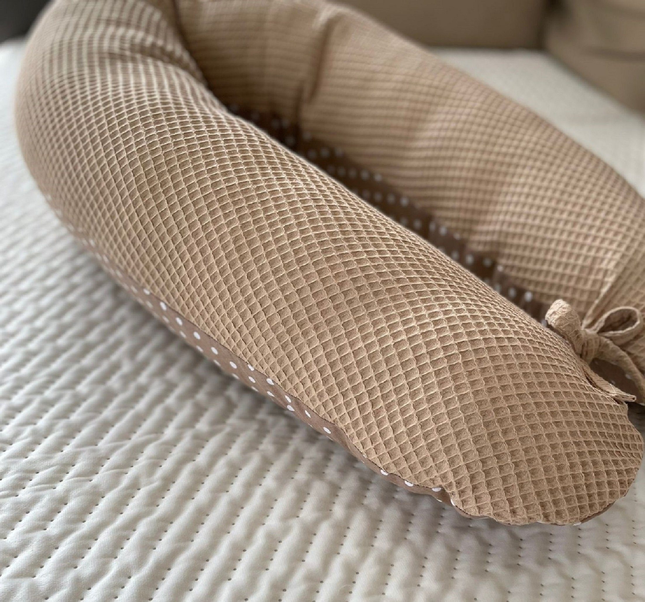 Loolay Stillkissen Attmungsaktive WAFFELPIQUE + GLATT Baumwolle XXL Stillki günstig online kaufen