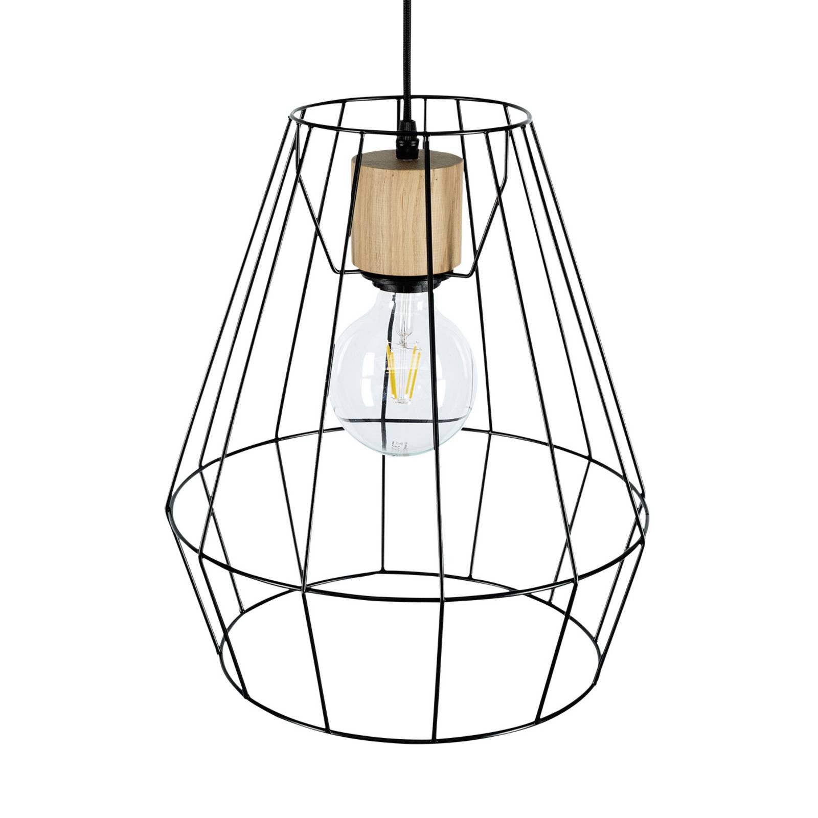 Envostar Hängeleuchte Finan, Metall, Schwarz IP20, 1 x 15 W