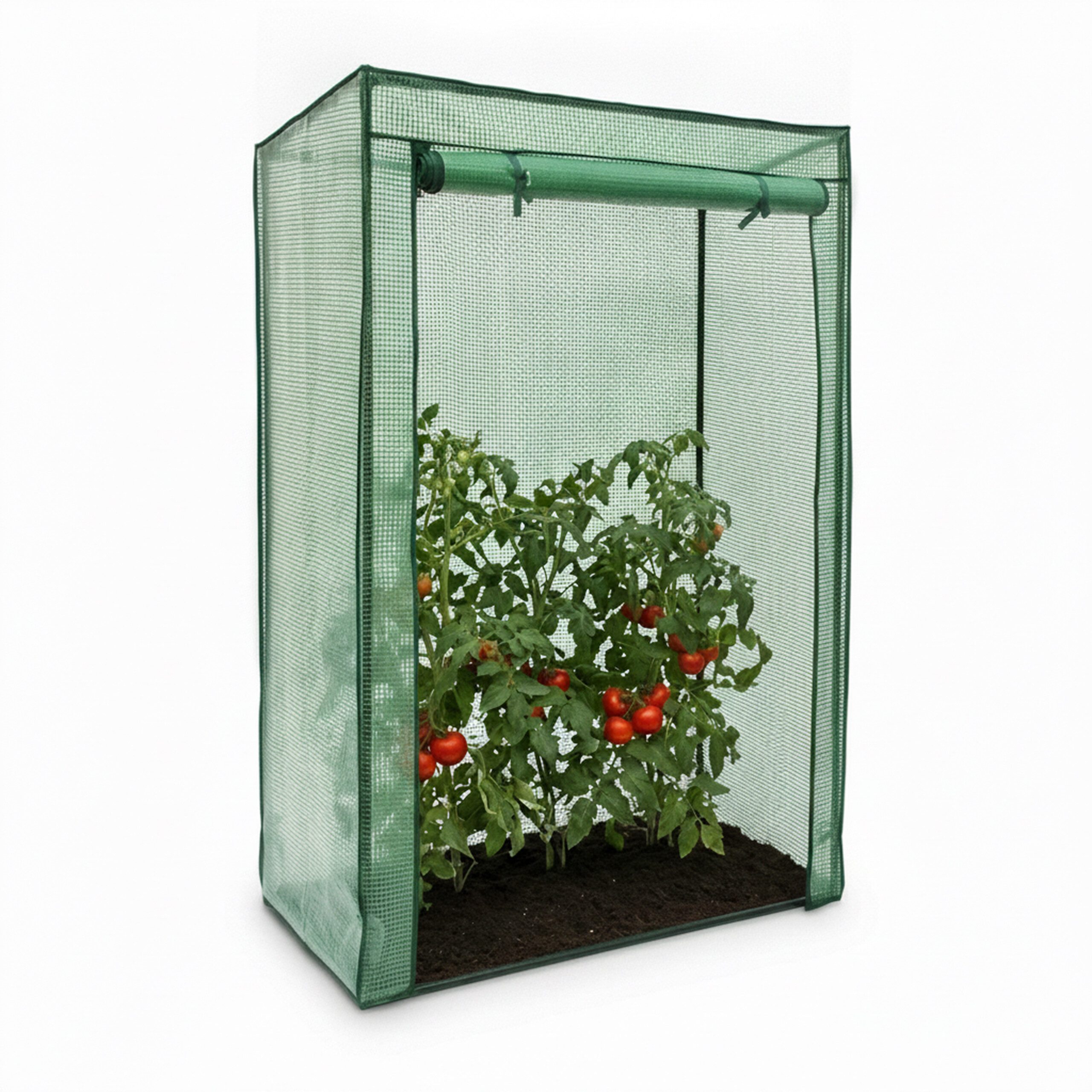 relaxdays Gewächshaus für Tomaten mit Schrägdach, BxTxH: 100 x 50 x 150 cm, BxLxH: 100 x 50 x 150 cm, 2-St., PE