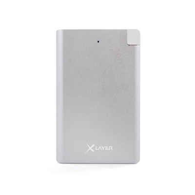 XLAYER »Powerbank Pocket PRO Polymer Aluminium 2500mAh Smartphones/Tablets« Powerbank