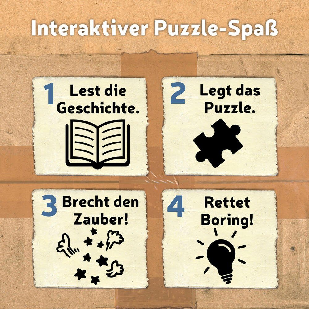 Kosmos Puzzle Bitte nicht öffnen, 200 Puzzleteile