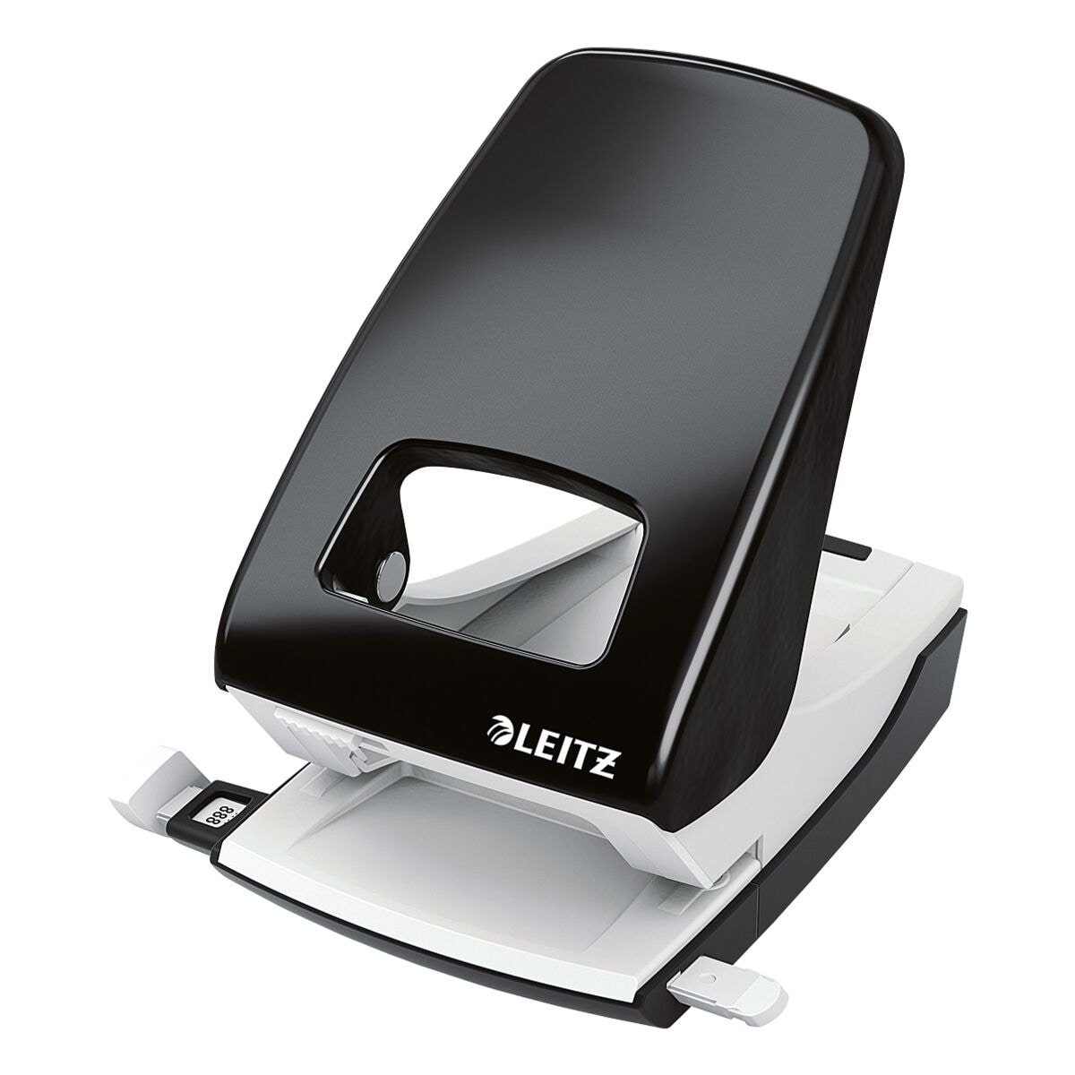 LEITZ Lochstanzer 5138 NeXXt, 2-fach bis 40 Blatt, für A4, A5, A6, 8x8x8 cm, US, Folio