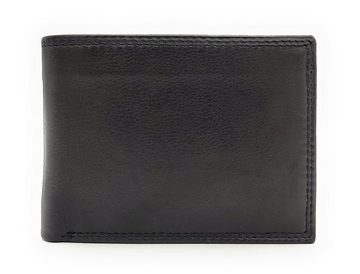 McLean Geldbörse echt Leder Herren Portemonnaie mit RFID Schutz, Reißverschlussfach innen, Volllederausstattung