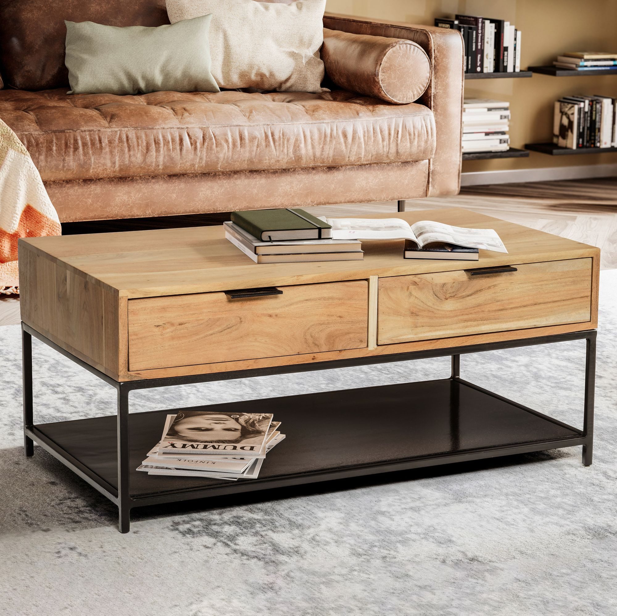 FINEBUY Couchtisch Couchtisch Sofatisch 90 cm günstig online kaufen