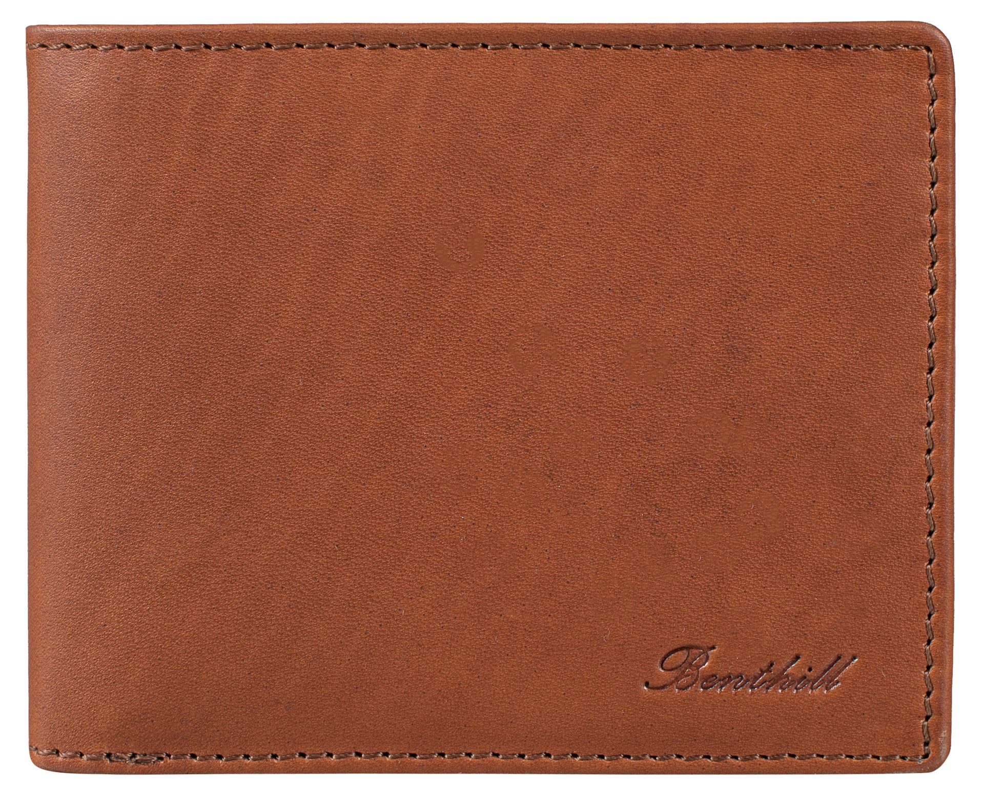 Benthill Geldbörse Herren Echt Leder Geldbeutel mit RFID-Schutz Slim Portemonnaie Vintage, RFID-Schutz Kartenfächer Münzfach – Bild 2 von 5