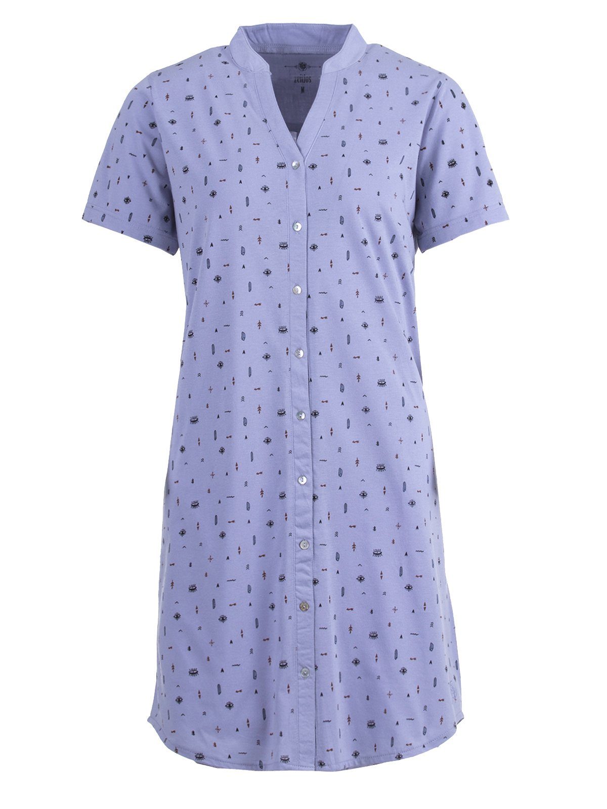 zeitlos Nachthemd »zeitlos Damen Nachthemd Kurzarm Baumwolle Schleife  Knöpfe M-6XL« online kaufen | OTTO