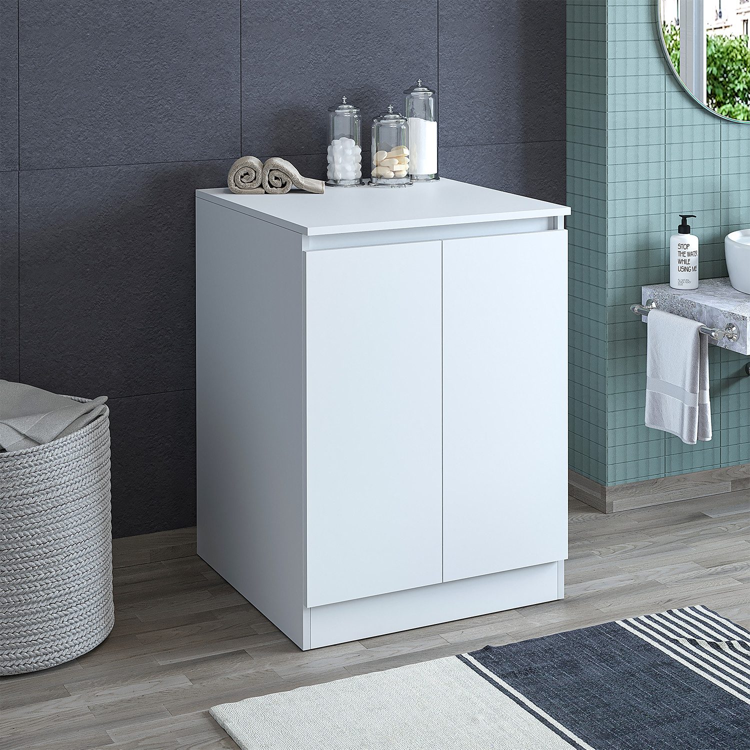 Roomart Waschmaschinenumbauschrank MK3-UM2-UM01 (Waschmaschinenschrank Badr günstig online kaufen