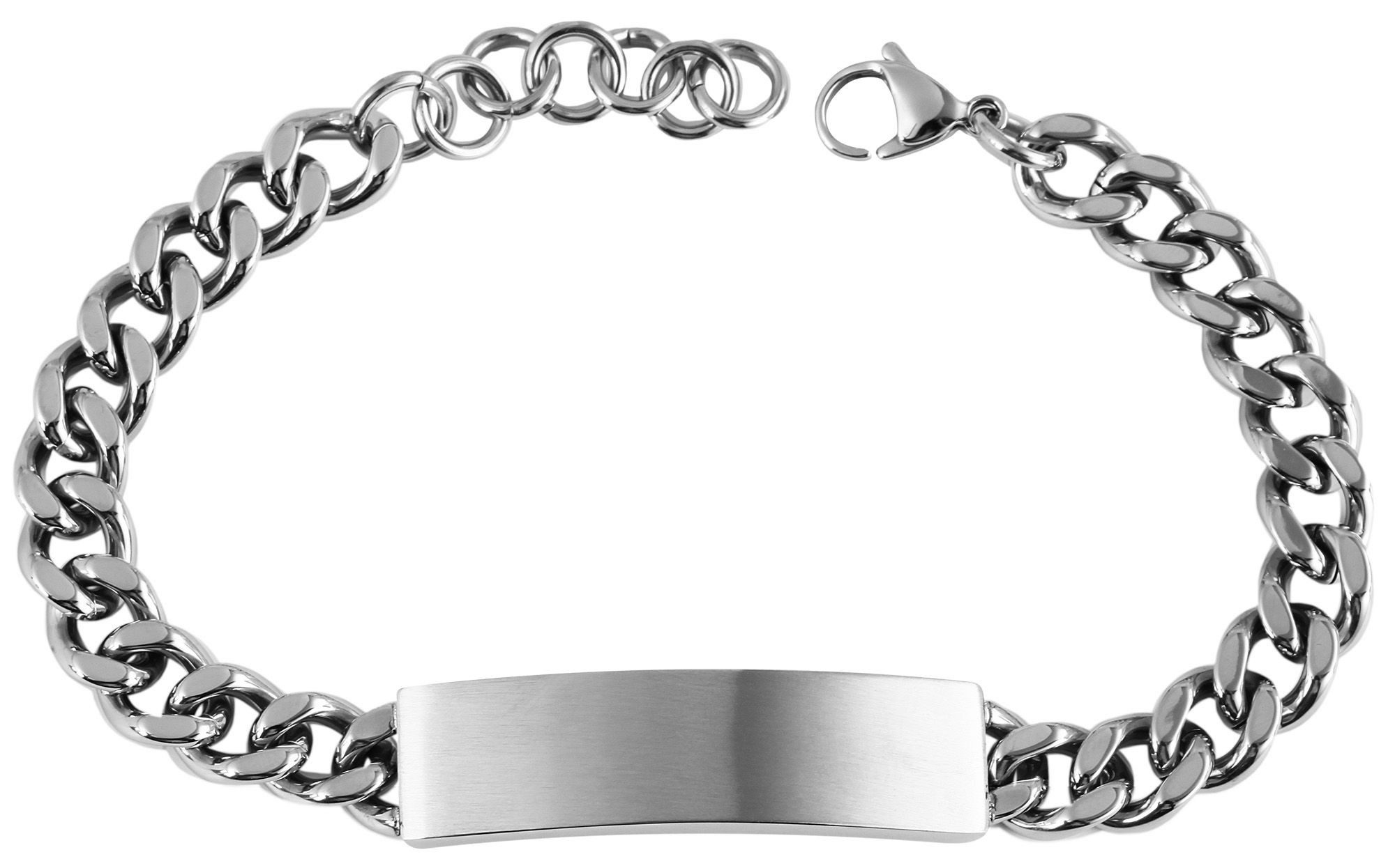 Armband Armband – Panzerarmband aus Edelstahl 21 cm