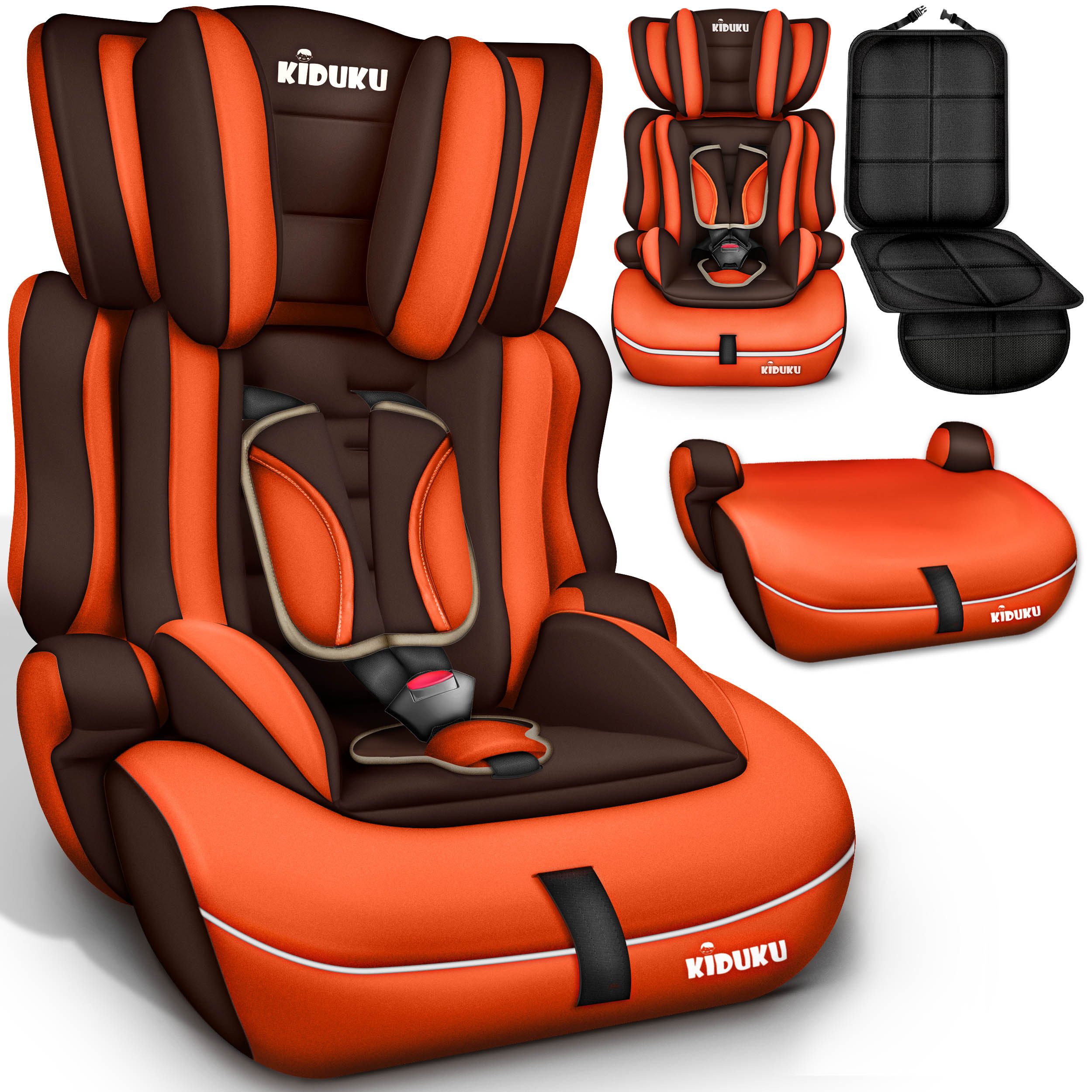 KIDUKU Autokindersitz Kindersitz 9-36 kg (1-12 Jahre), Autositz ECE R 129/03, Kinderautositz Gruppe 1/2/3