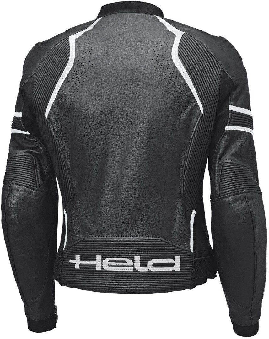 Held Biker Fashion Motorradjacke Street Rocket 4 Damen Motorrad Lederjacke Airbag vorbereitet,Verbindungsreißverschluss,Ellenbogenprotektore