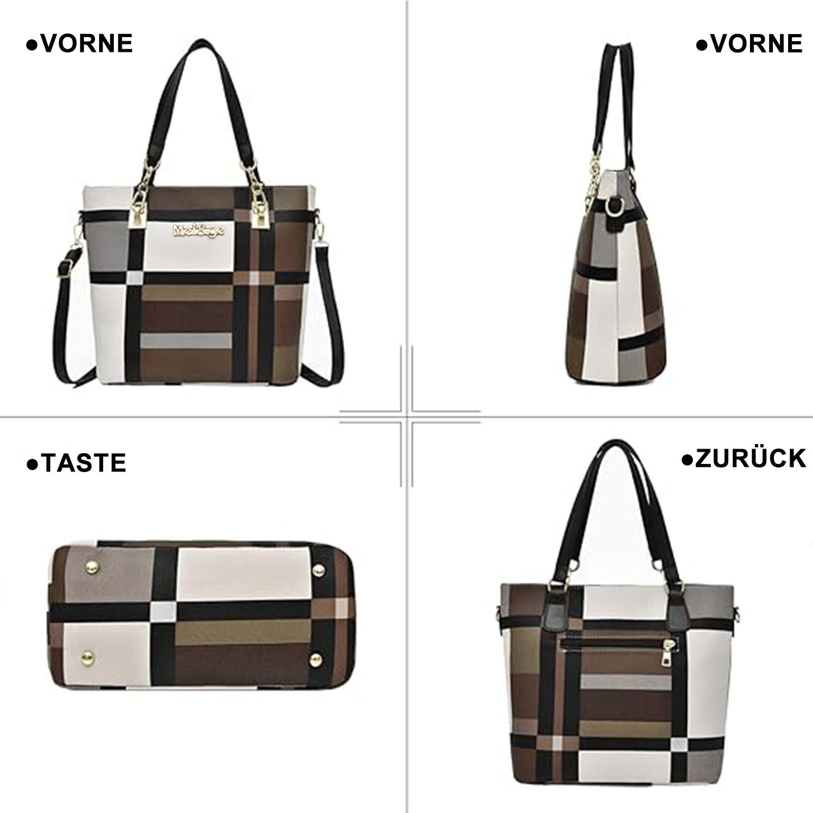 OKWISH Henkeltasche Umhängetasche Handtasche Tragetasche Aktentasche günstig online kaufen