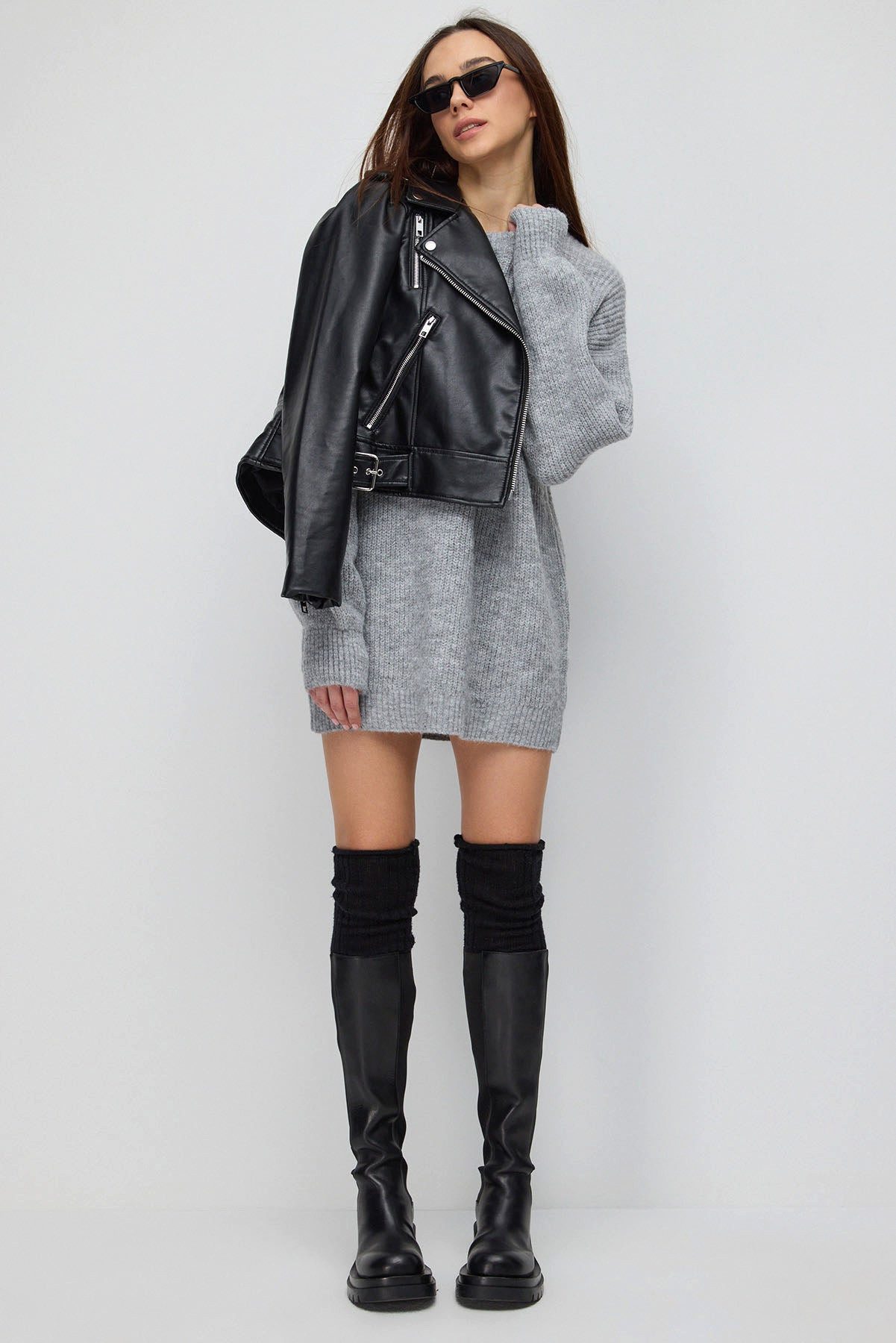 No Matter What Longpullunder Oversize-Strickpullover