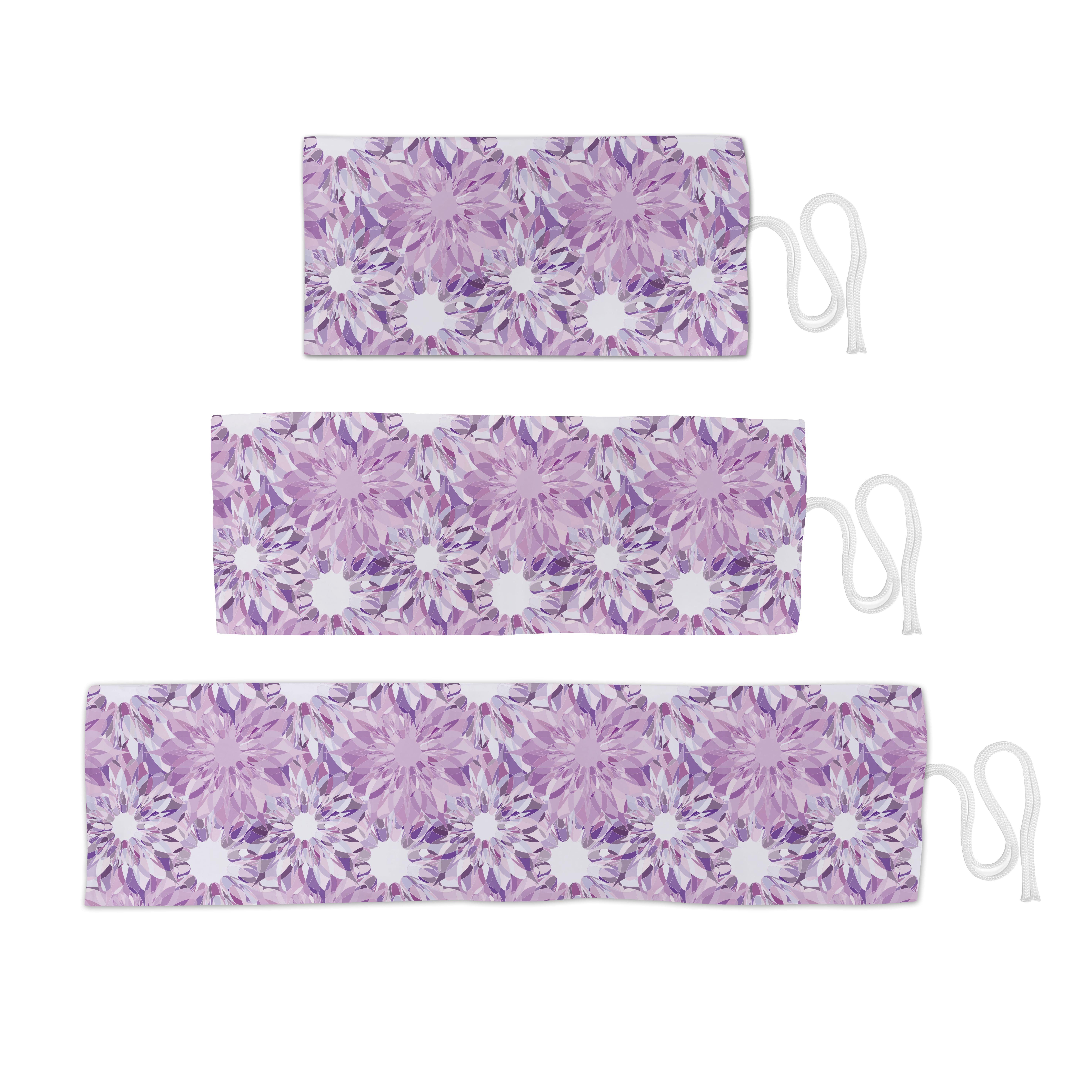 Segeltuch Digitales Abakuhaus Design Retro Lavendel Organizer, und und tragbar Flieder Federmäppchen Stiftablage langlebig Floral