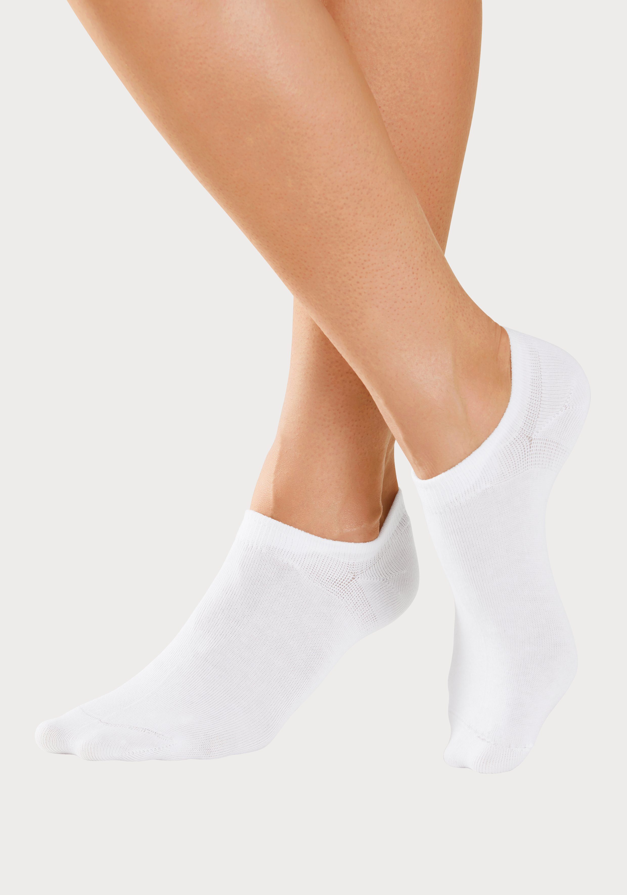 H.I.S Sneakersocken Damen Herren Unsichtbare Sneaker Socken, Loafer Socken (Packung, 6-Paar, No Show Gr. 35-38 bis 43-46) mit besonders kurzem Schaft – Bild 5 von 5