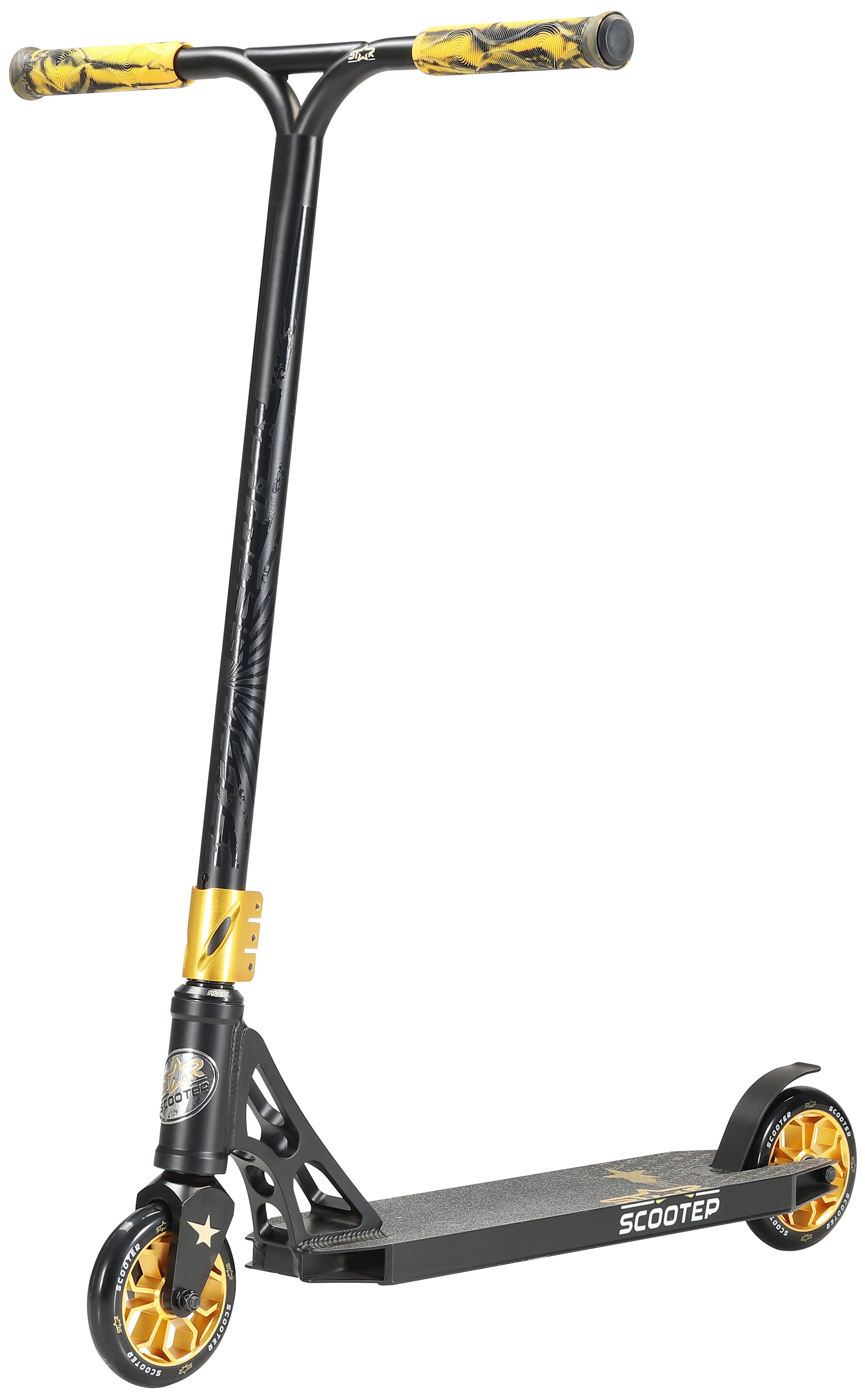 Star-Scooter Трюк самокат Professional 120 mm, ab 8 Jahre, ab 138 cm, HIC, Jungen, Mädchen, 86A, Aluminium, ABEC-9
