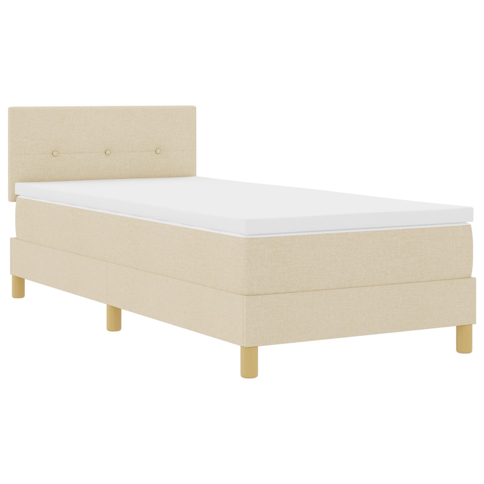 vidaXL Bett LED Boxspringbett mit Matratze günstig online kaufen