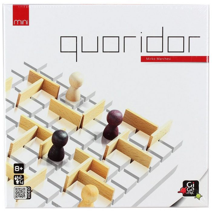 Gigamic Spiel Quoridor Mini - verwirrendes Labyrinth
