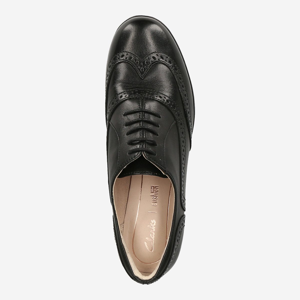 Clarks Clarks Hamble Oak 20346713, Schnürschuhe, Schwarz, Damen Schnürschuh
