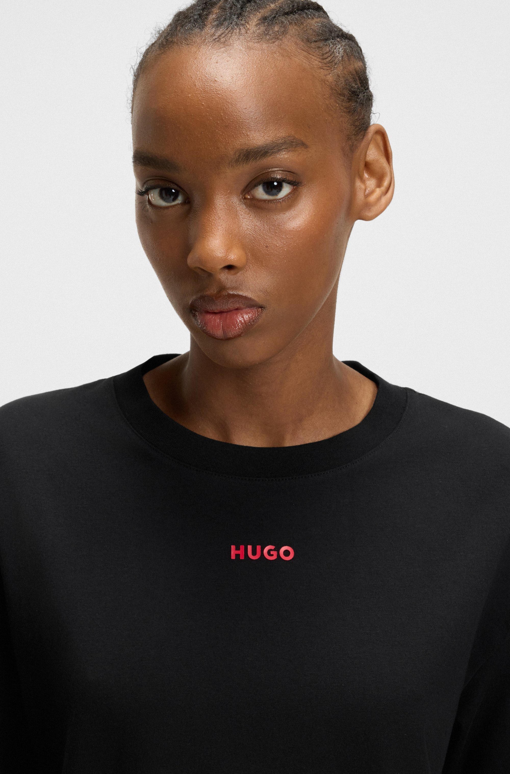 HUGO T-Shirt SHUFFLE_T-SHIRT mit Rundhalsausschnitt günstig online kaufen
