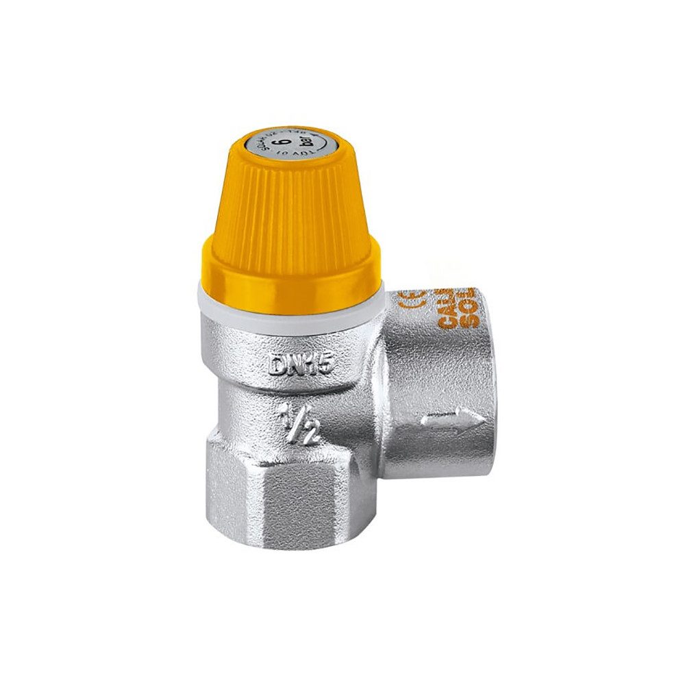 Caleffi Absperrventil Caleffi Solar Überdruckventil 1/2 Zoll 2,5 bar Sicherheitsventil