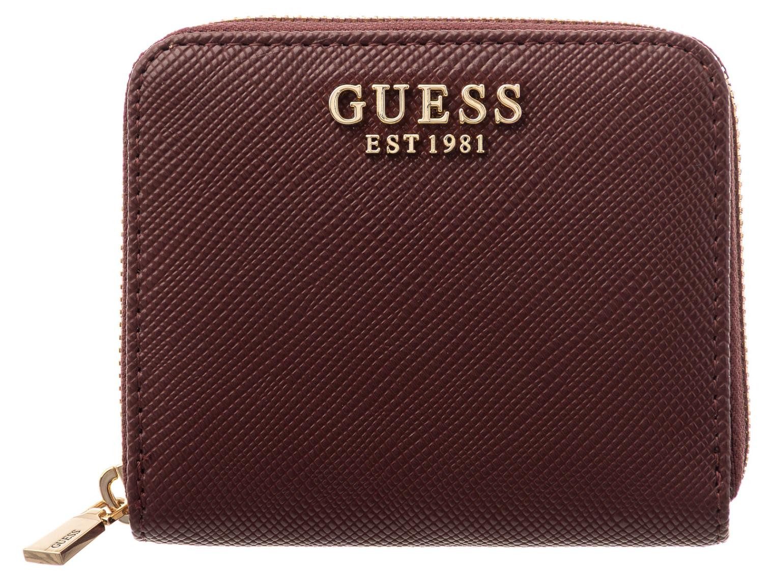Guess Geldbörse SWZG7459137 LAUREL II SLG SMALL ZIP AROUND Woman (Stück, 1-tlg., 1), Logoschriftzug
