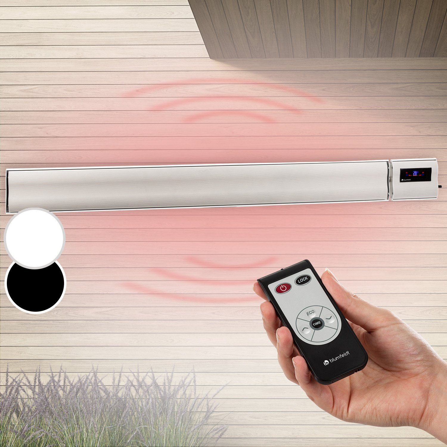 blumfeldt Terrassenstrahler CosmicBeam Plus, 2400 W, günstig online kaufen