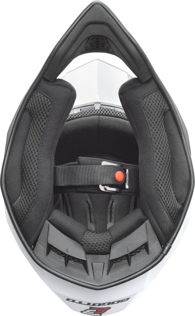 Bogotto Motocrosshelm V337 Solid Motocross Helm, Waschbar