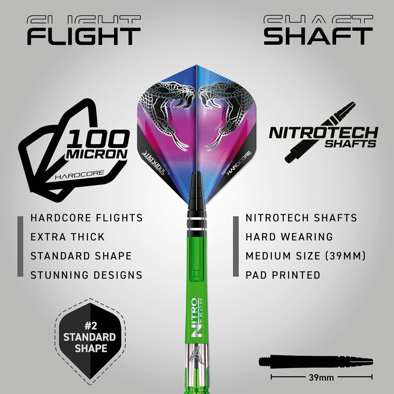 TARGET DARTS Dartpfeil RED DRAGON Peter Wright Snakebite Mamba 2: 24g Tungsten Darts