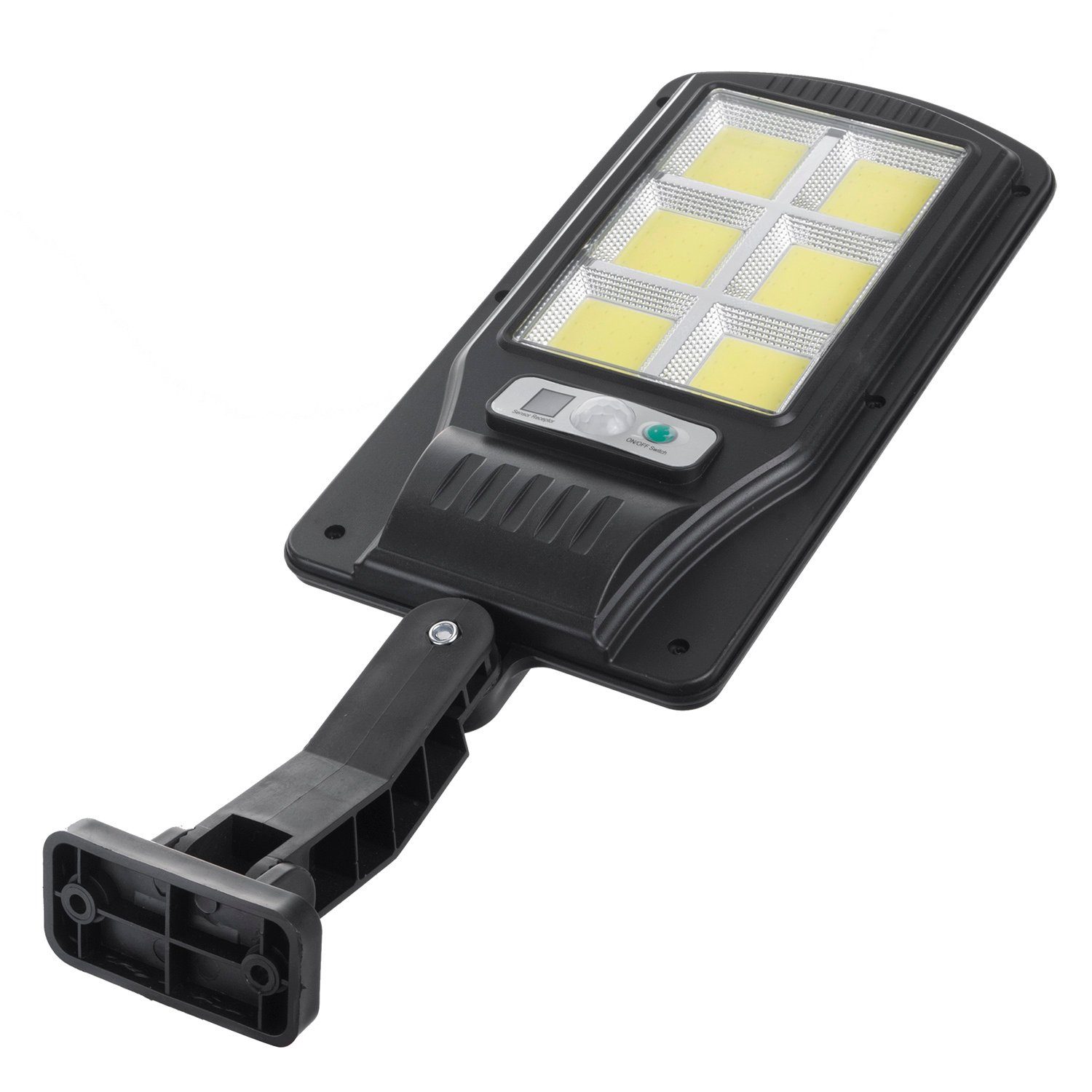 Maclean LED Solarleuchte MCE446, Kaltweiß, Solar Straßenlampe mit Bewegungs- und Dämmerungssensor