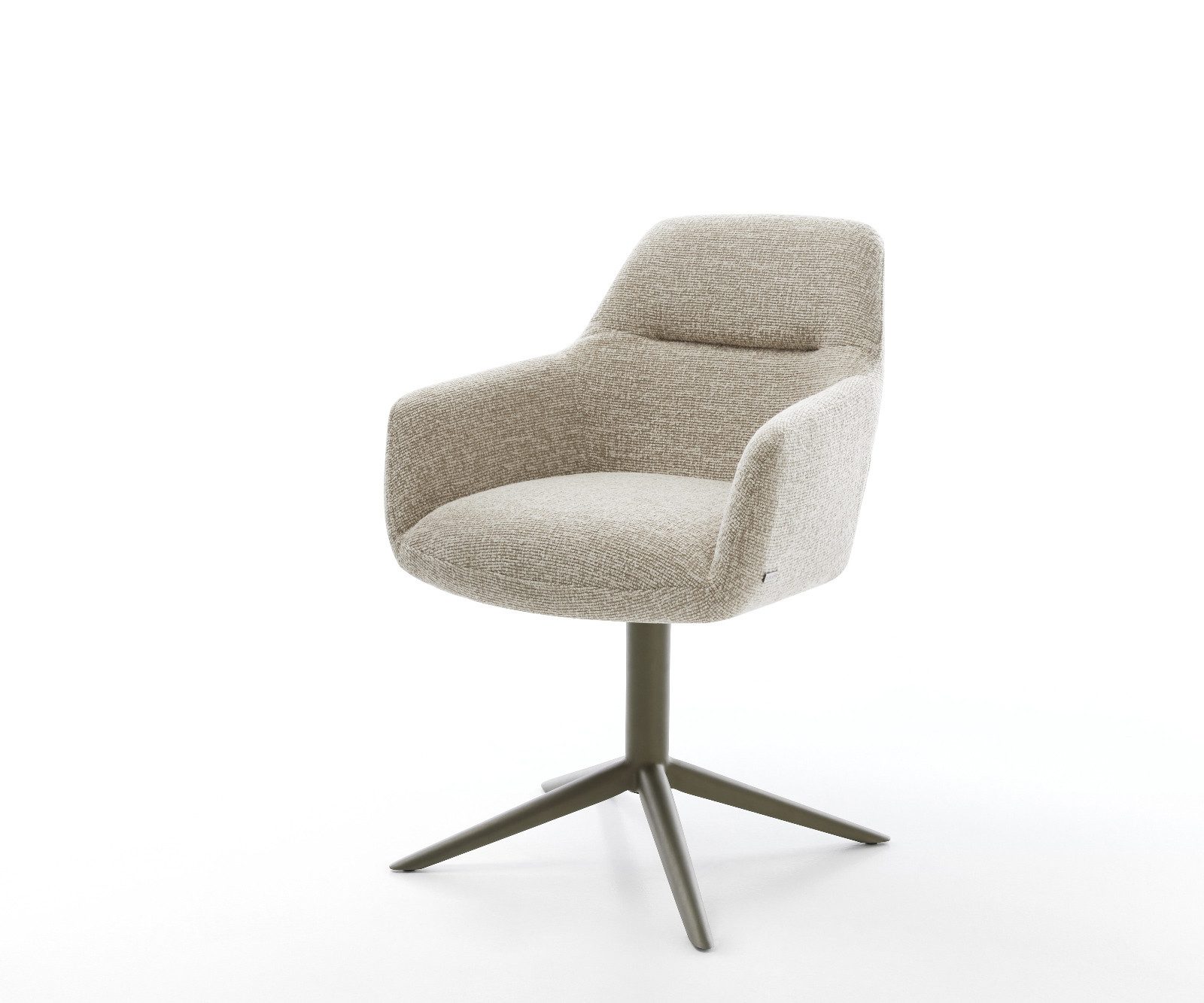 DELIFE Polsterstuhl Pejo-Flex, Fußkreuz Effektfinish Titan günstig online kaufen