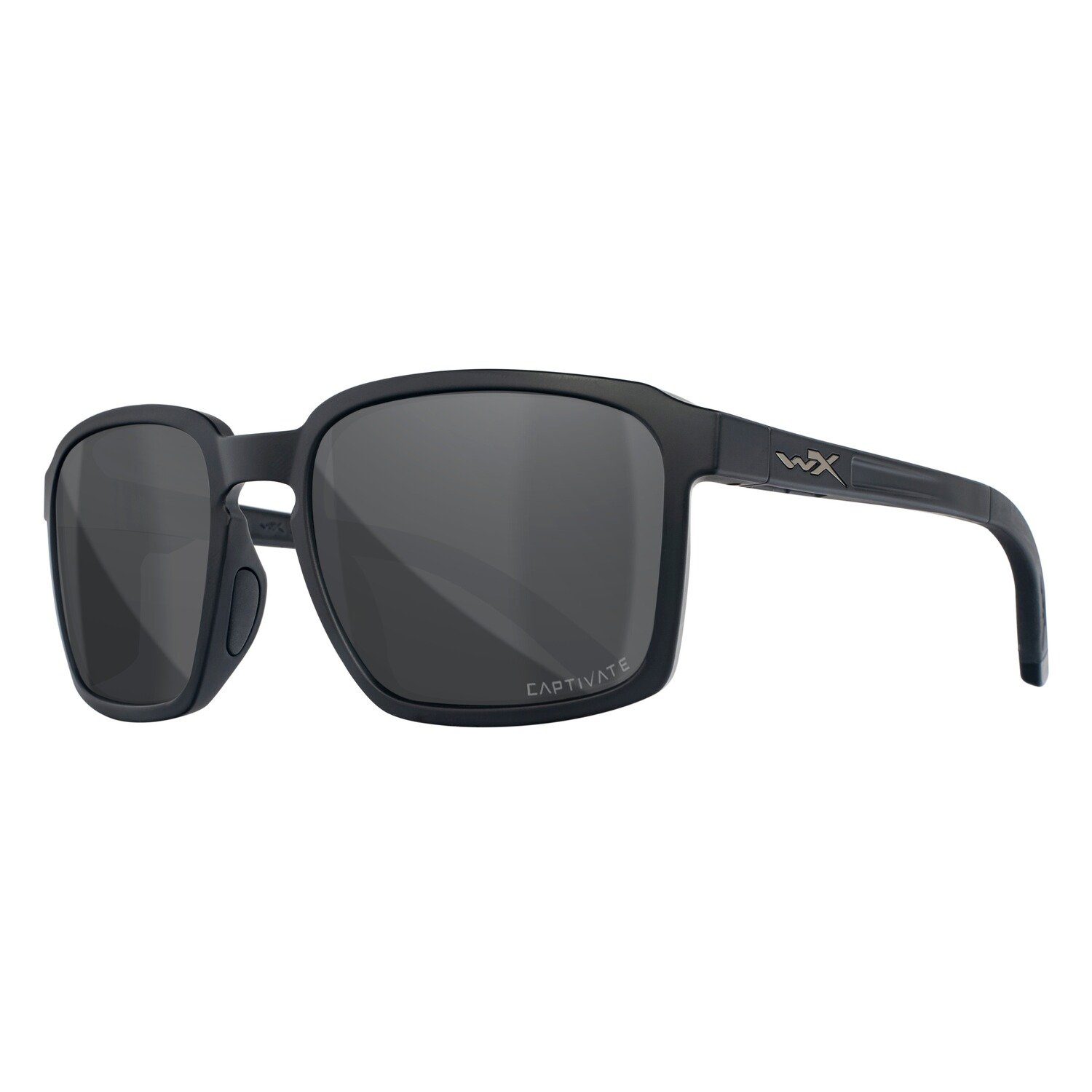 Wiley X Sonnenbrille Brille WX Alfa Gläser: CAPTIVATE™ Polarisierend Grau