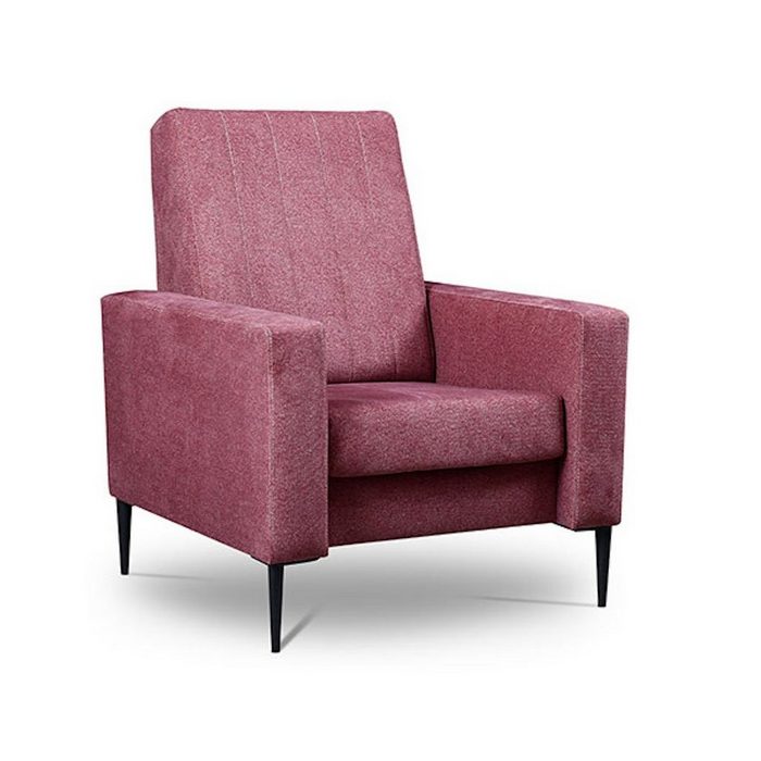 Feldmann-Wohnen Sessel Toronto (Toronto) 82cm Farbe wählbar mit Wellenunterfederung