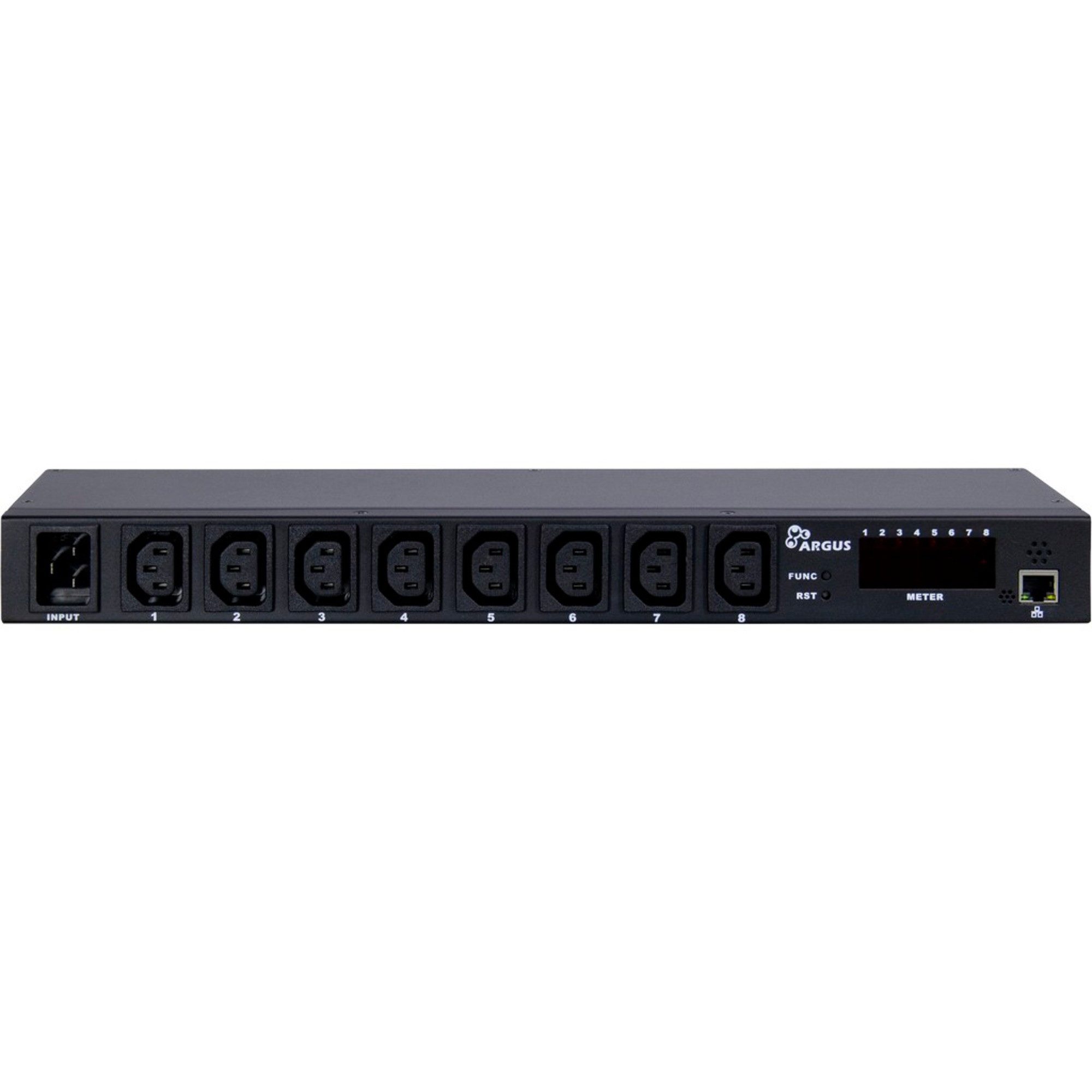 Inter-Tech Inter-Tech 19" Steckdosenleiste Argus SW-0816, Mehrfachsteckdose