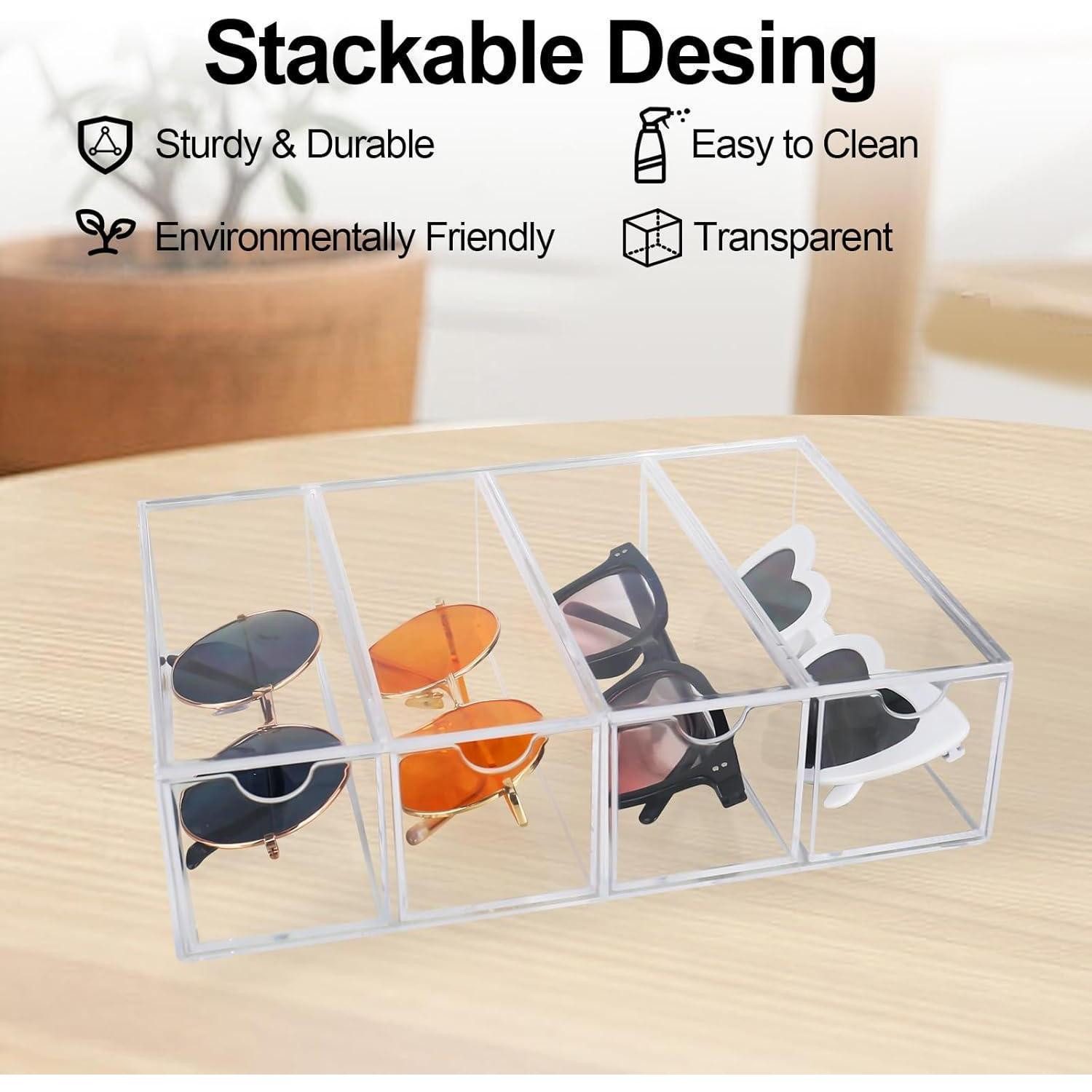 LuxusKollektion Sonnenbrille Aufbewahrungsbox Brillen Organizer Acryl Schub günstig online kaufen