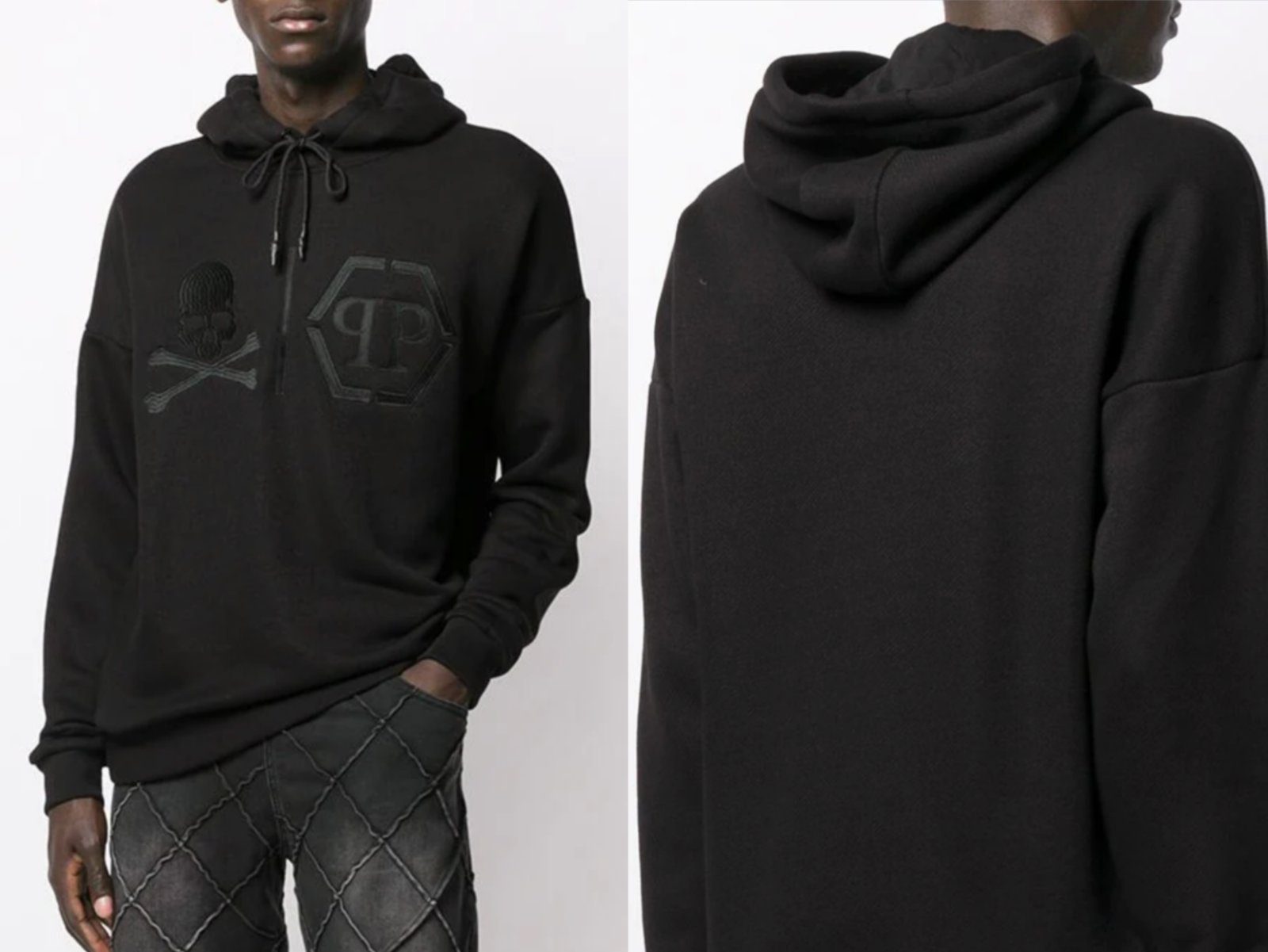 PHILIPP PLEIN Sweatshirt Philipp Plein Hooded Sweatshirt Sweater Jumper Hoody Sweatjacke Pullov