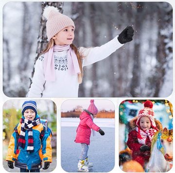 GelldG Fahrradhandschuhe Kinder Handschuhe Warme Winterhandschuhe -Kids Outdoor Sport