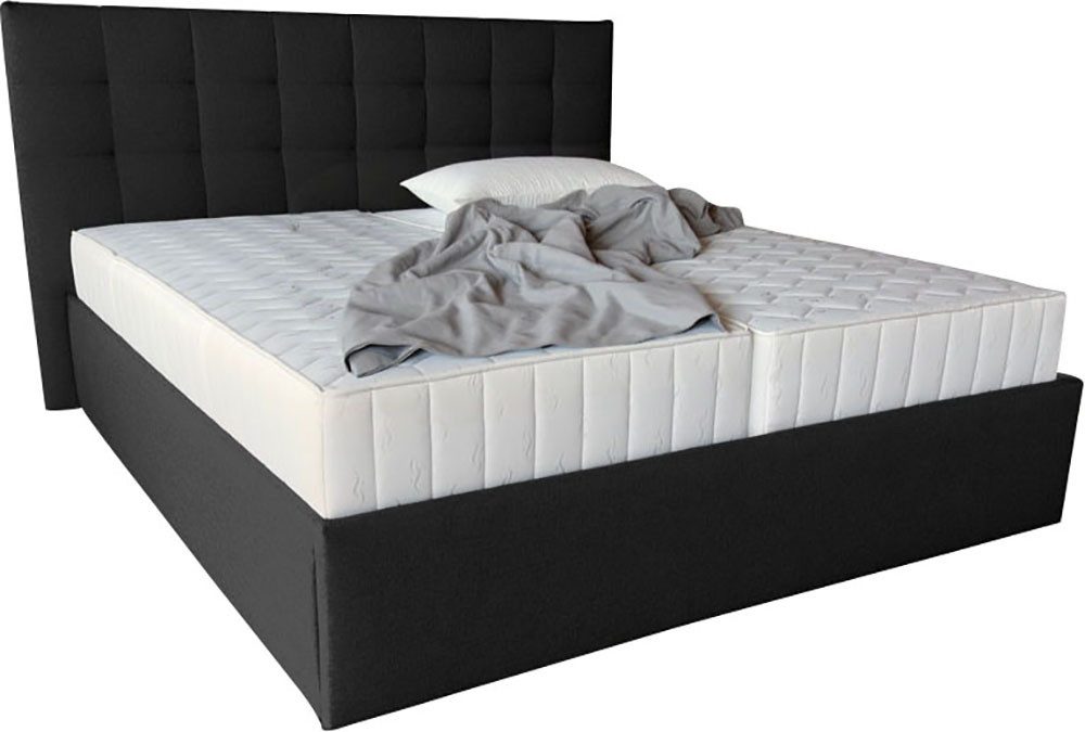 COLLECTION AB Polsterbett CLASSIC mit stabilem Rahmen und schönem Bezug (180 cm x 200 cm), Wahlweise mit Lattenrost und 4 Farben zur Auswahl – Bild 2 von 5