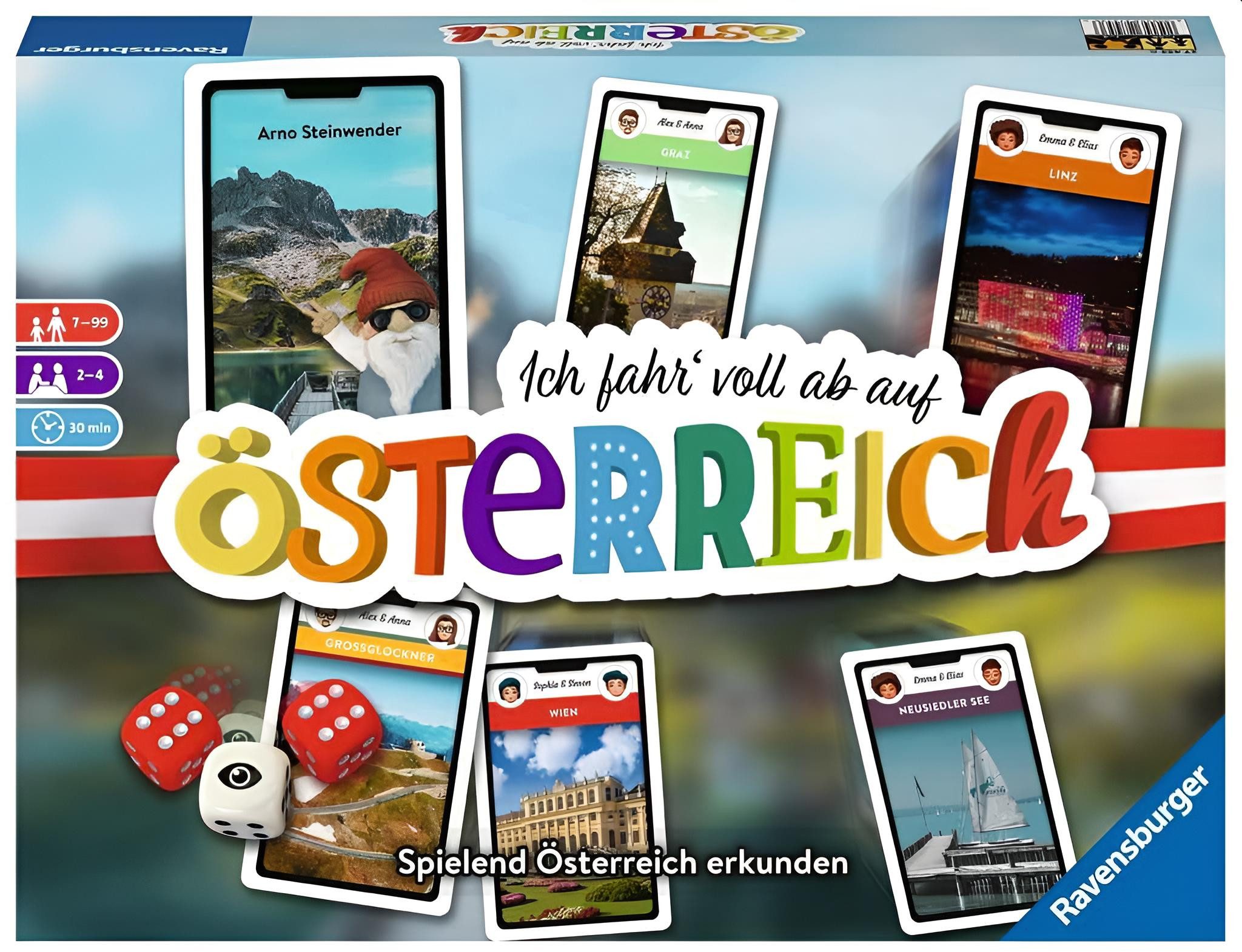 Ravensburger Spiel Ich fahr'voll ab auf Österreich