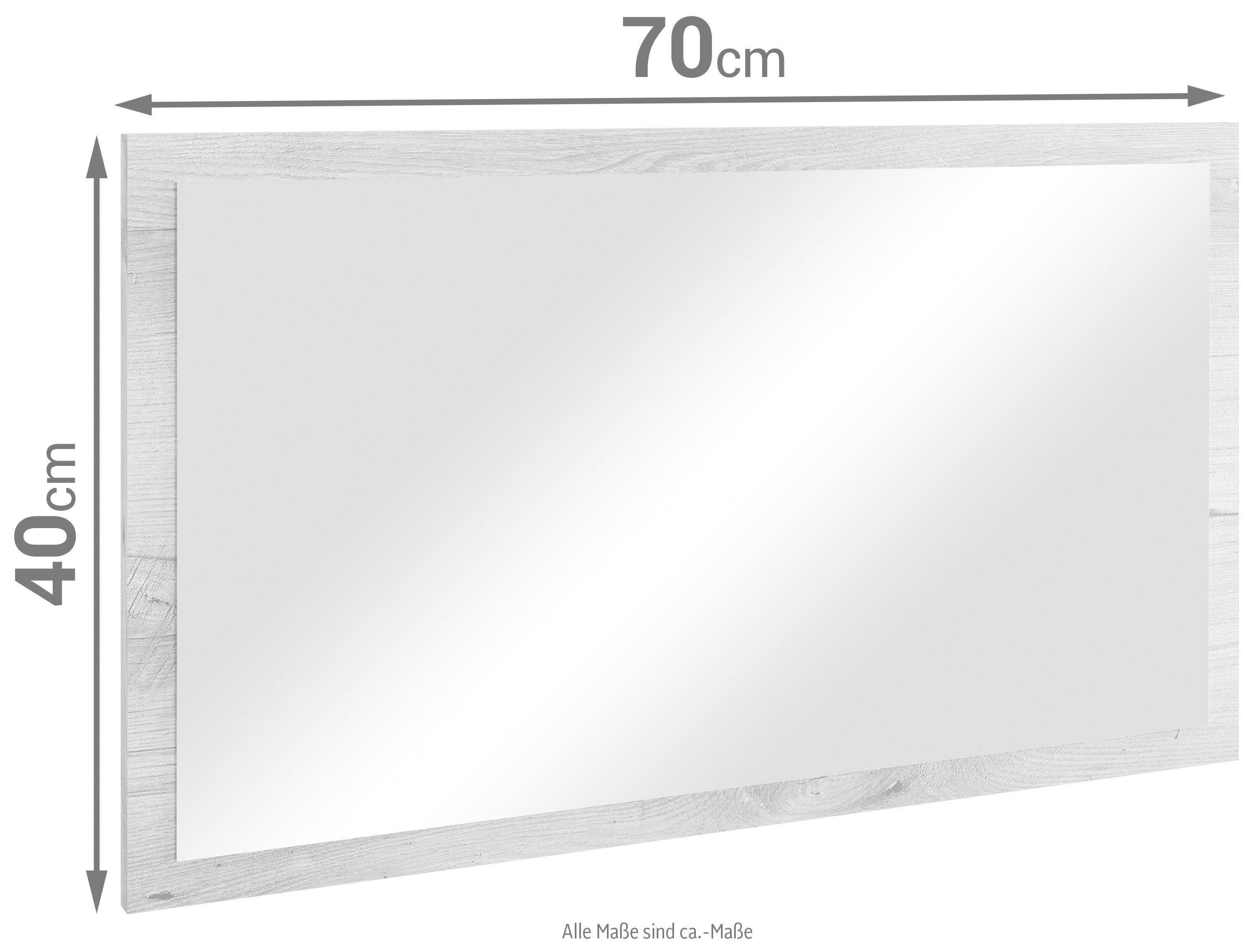 OTTO home Garderobenspiegel TOKYO/ PARIS (Packung, 1-St), Garderobenspiegel Breite 40- 70cm, hochkant oder quer montierbar – Bild 5 von 5