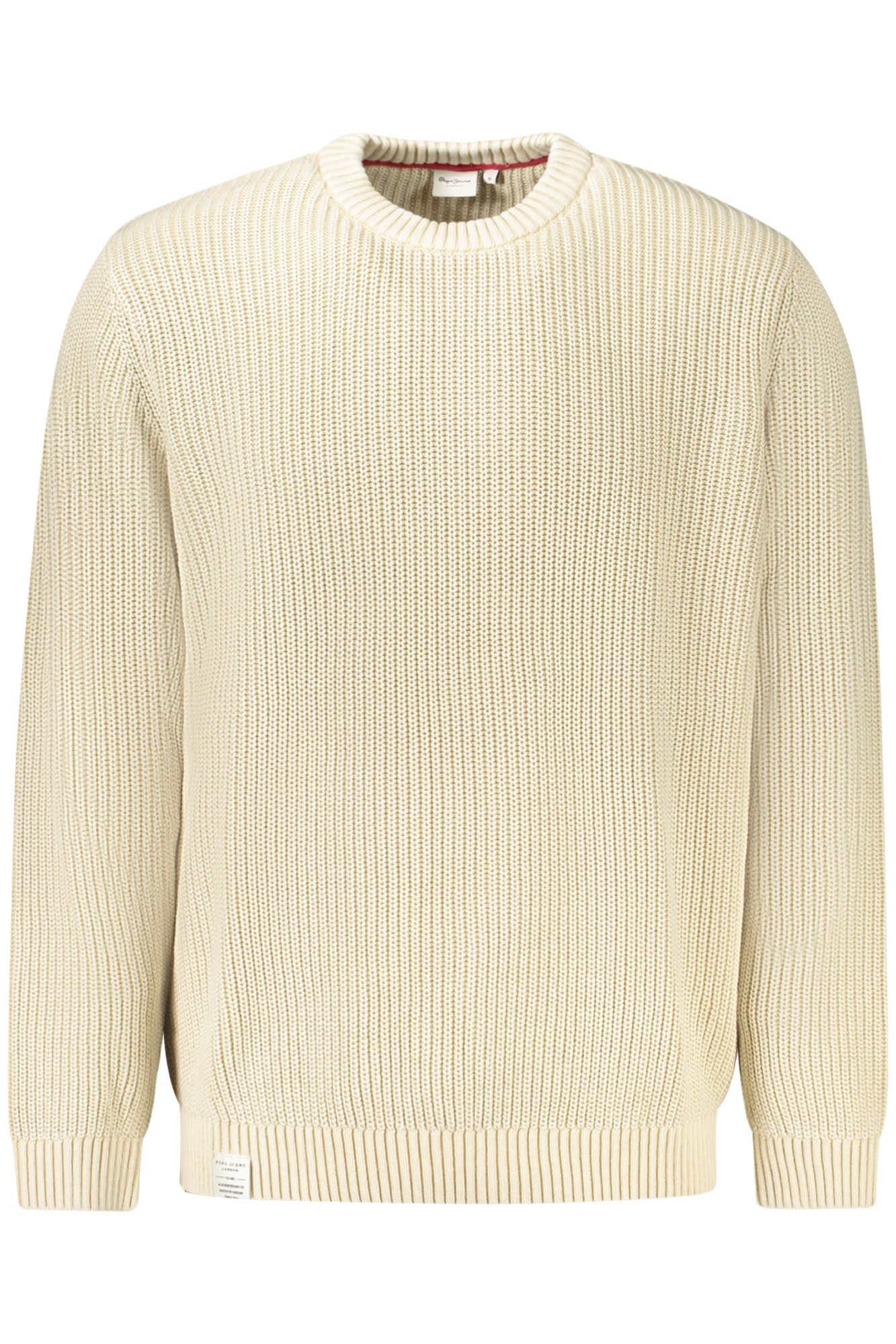 Pepe Jeans Strickpullover Beiger Herren Pullover aus Bio-Baumwolle – Stilvoll & Nachhaltig